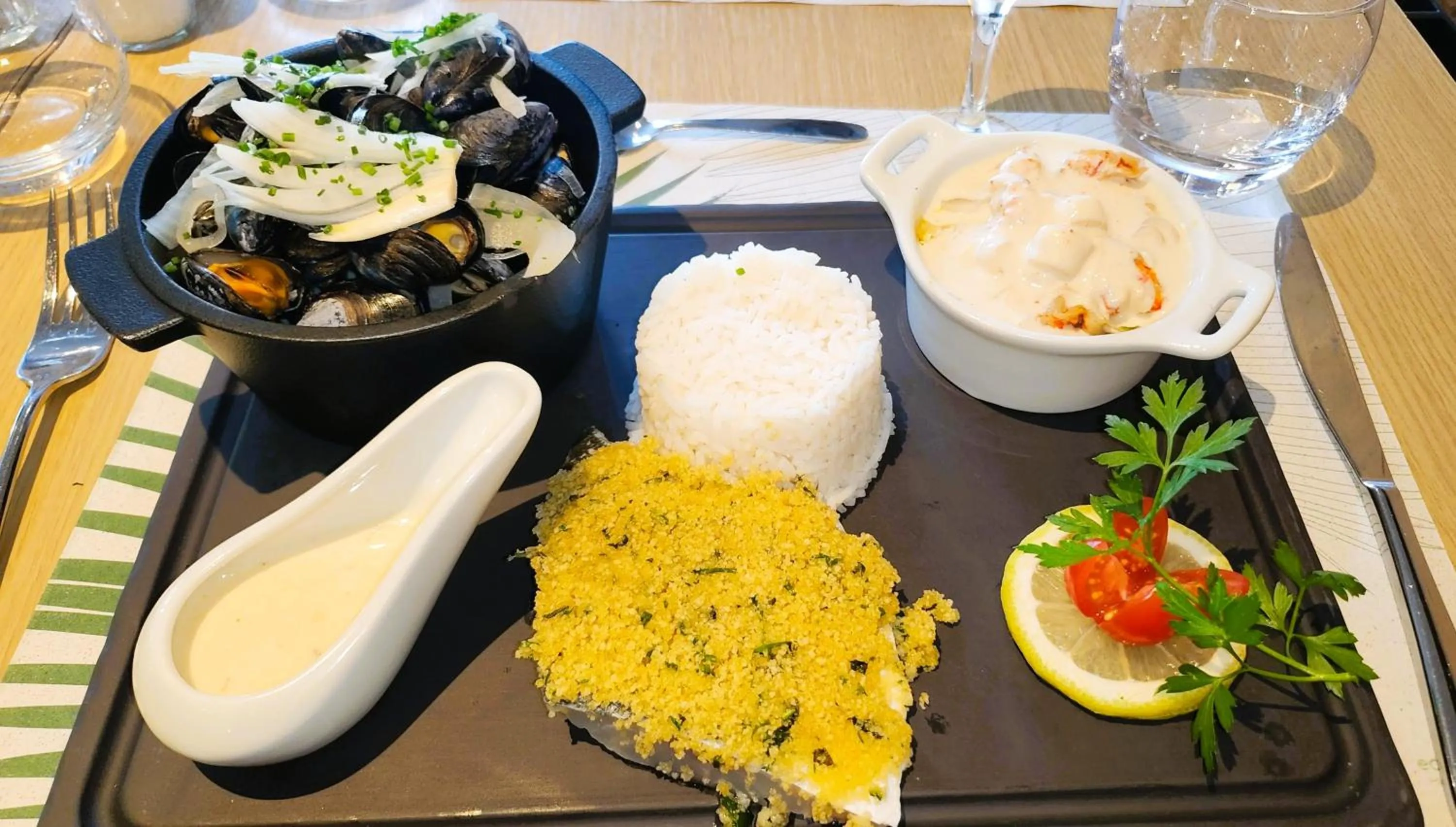 Restaurant/places to eat in Hôtel Relais d'Étretat