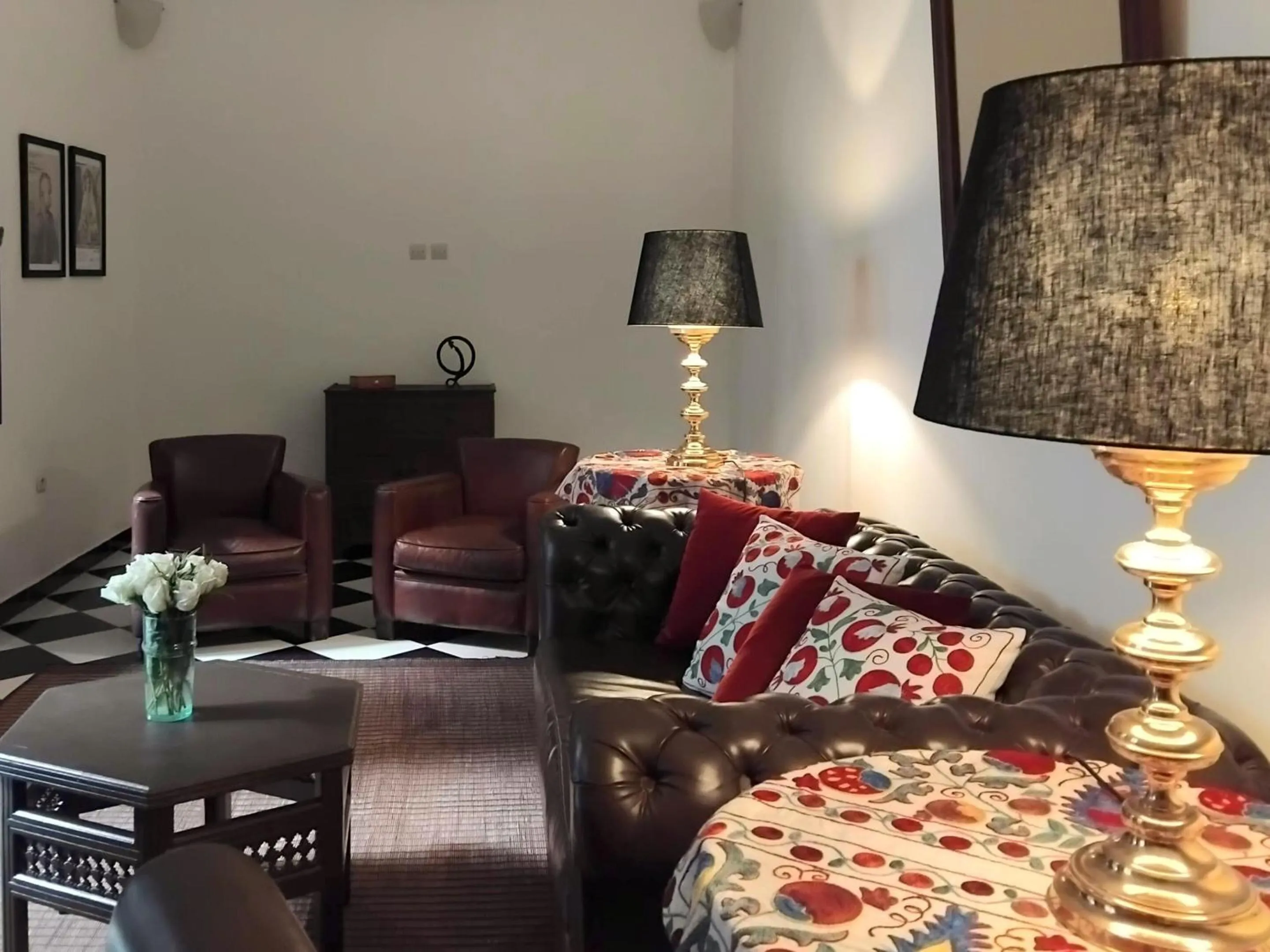Living room in Riad Yakimour