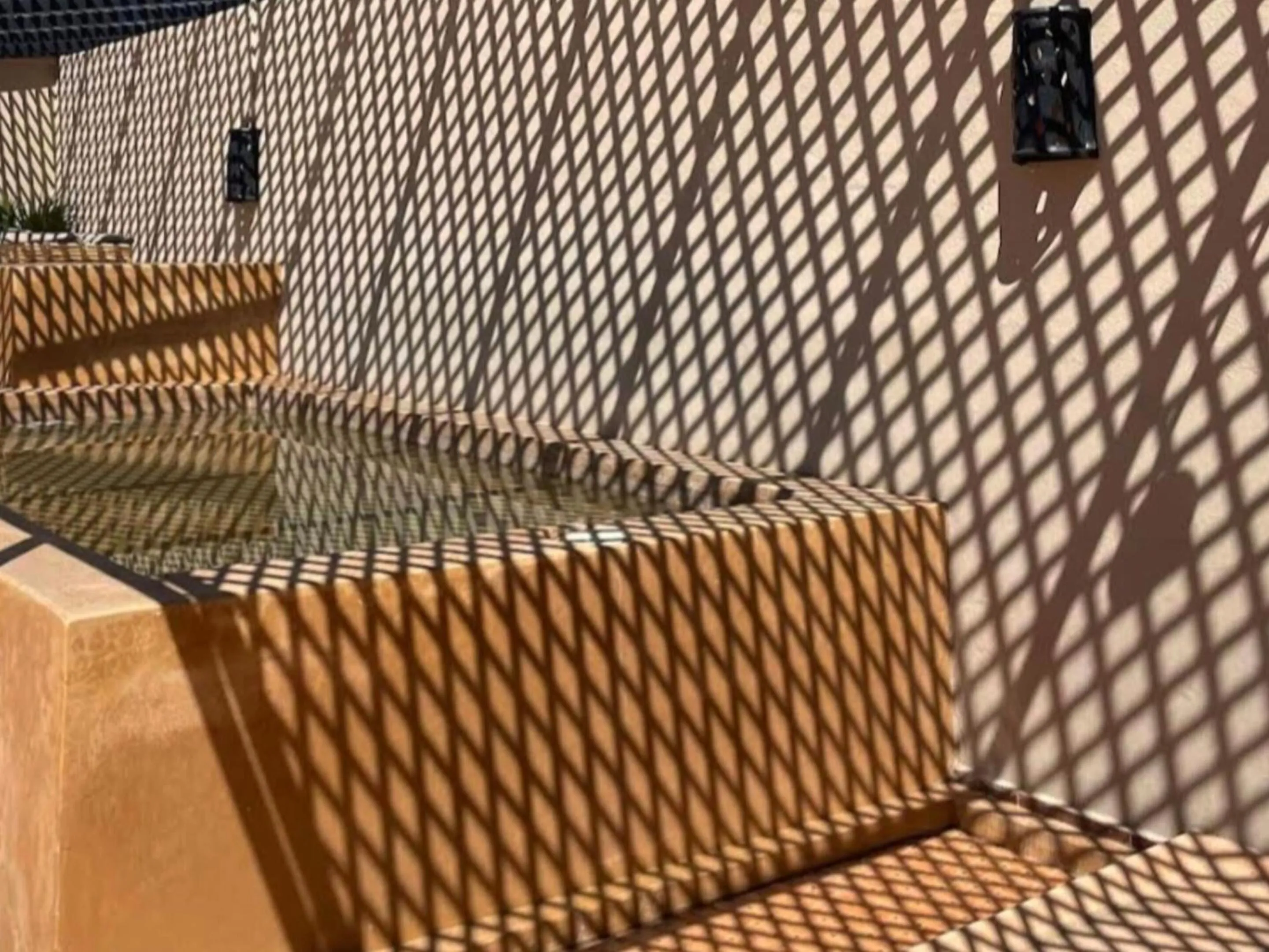 Pool view in Riad Yakimour