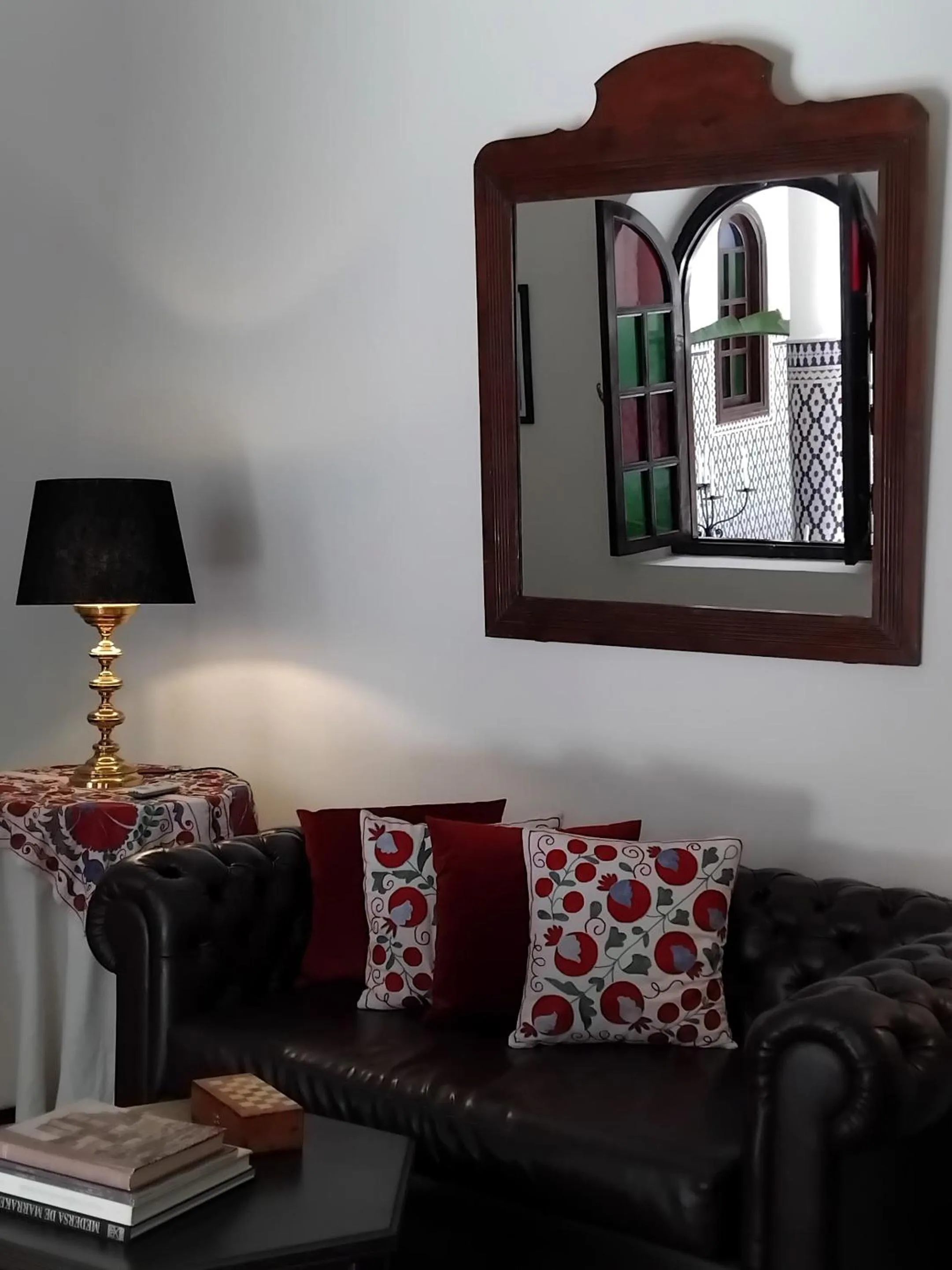 Living room in Riad Yakimour