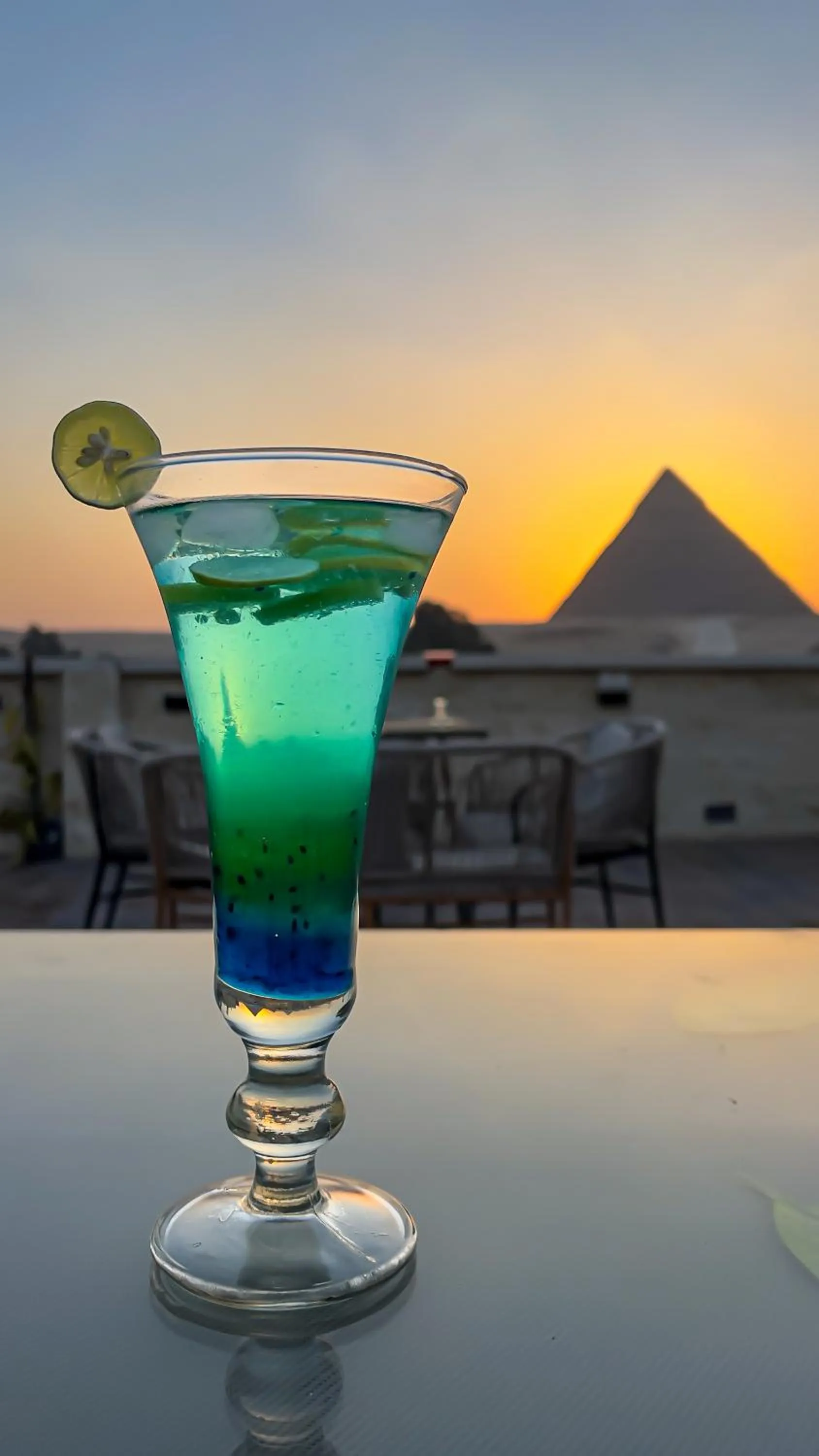 Natural landscape in Giza Pyramids Inn