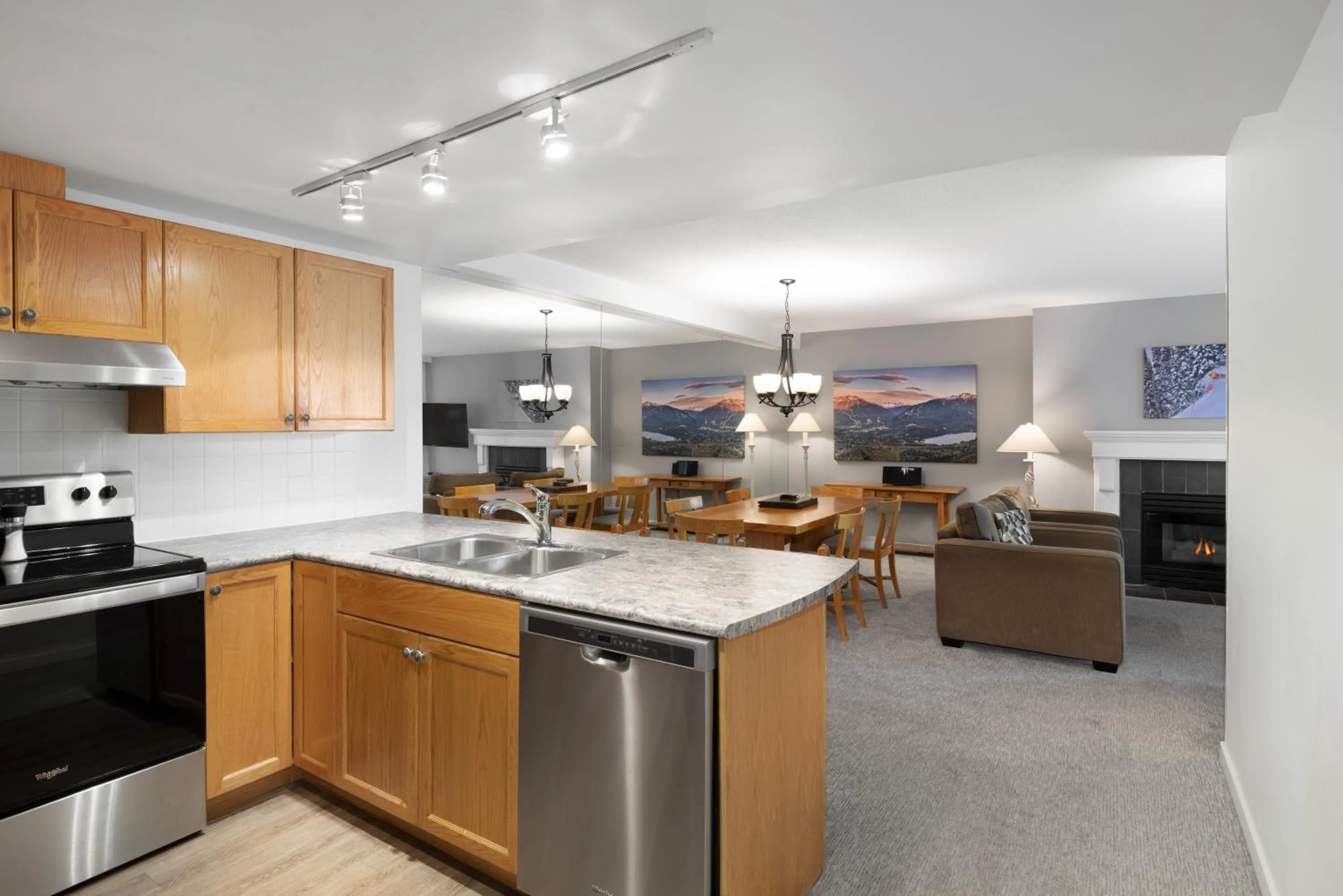 kitchen in The Woodrun Lodge by Whiski Jack