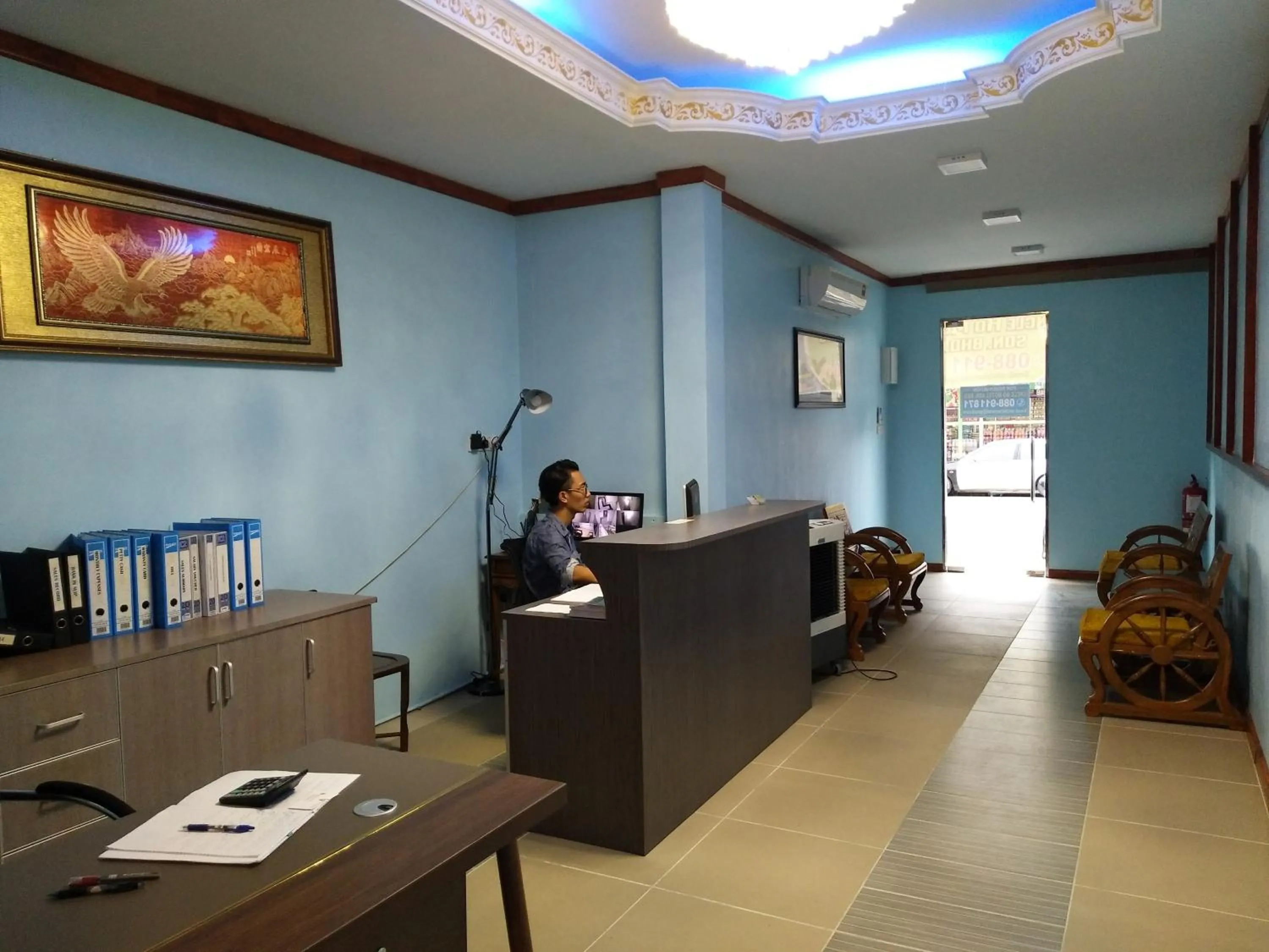 Lobby or reception in Uncle Ho Motel