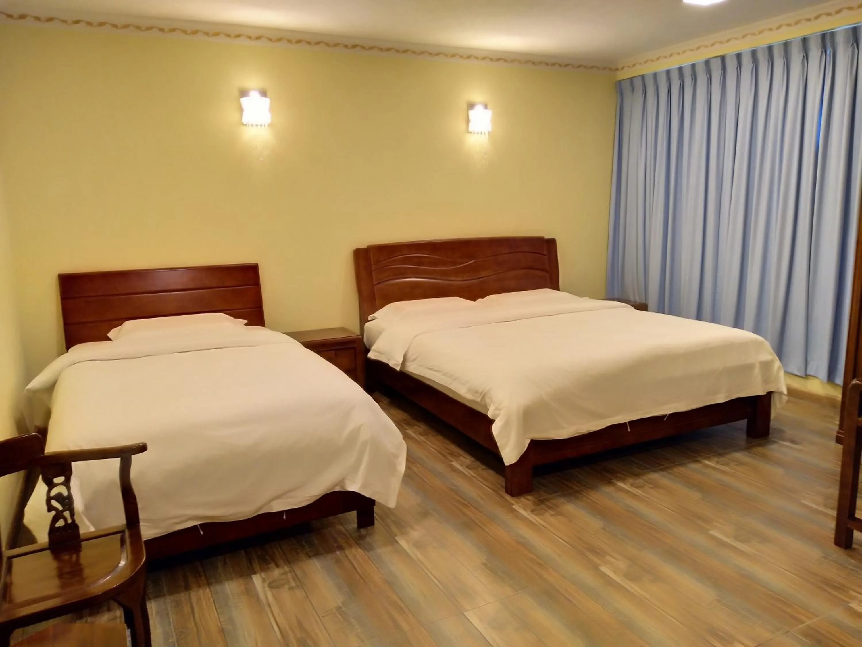 Bed in Uncle Ho Motel