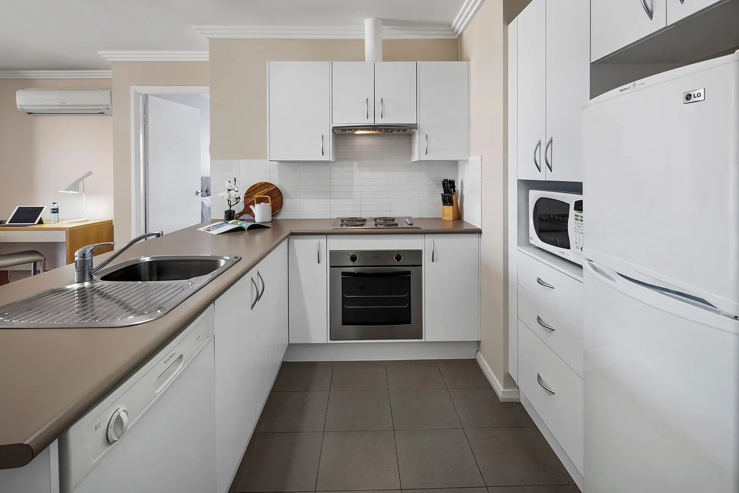 Kitchen or kitchenette in Quest Wollongong