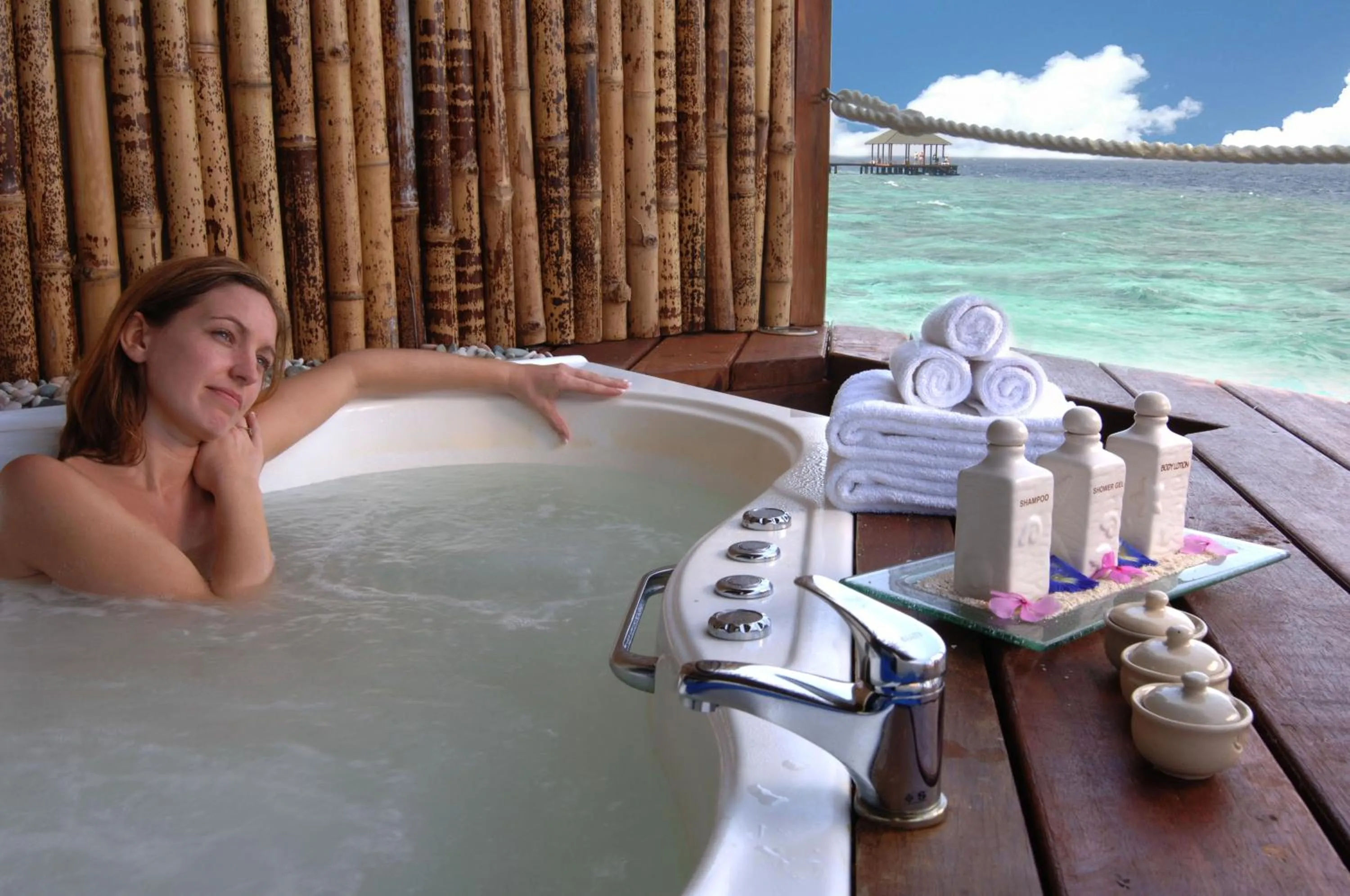Hot Tub in Adaaran Prestige Water Villas - with Dine around Premium All inclusive - 24 hours