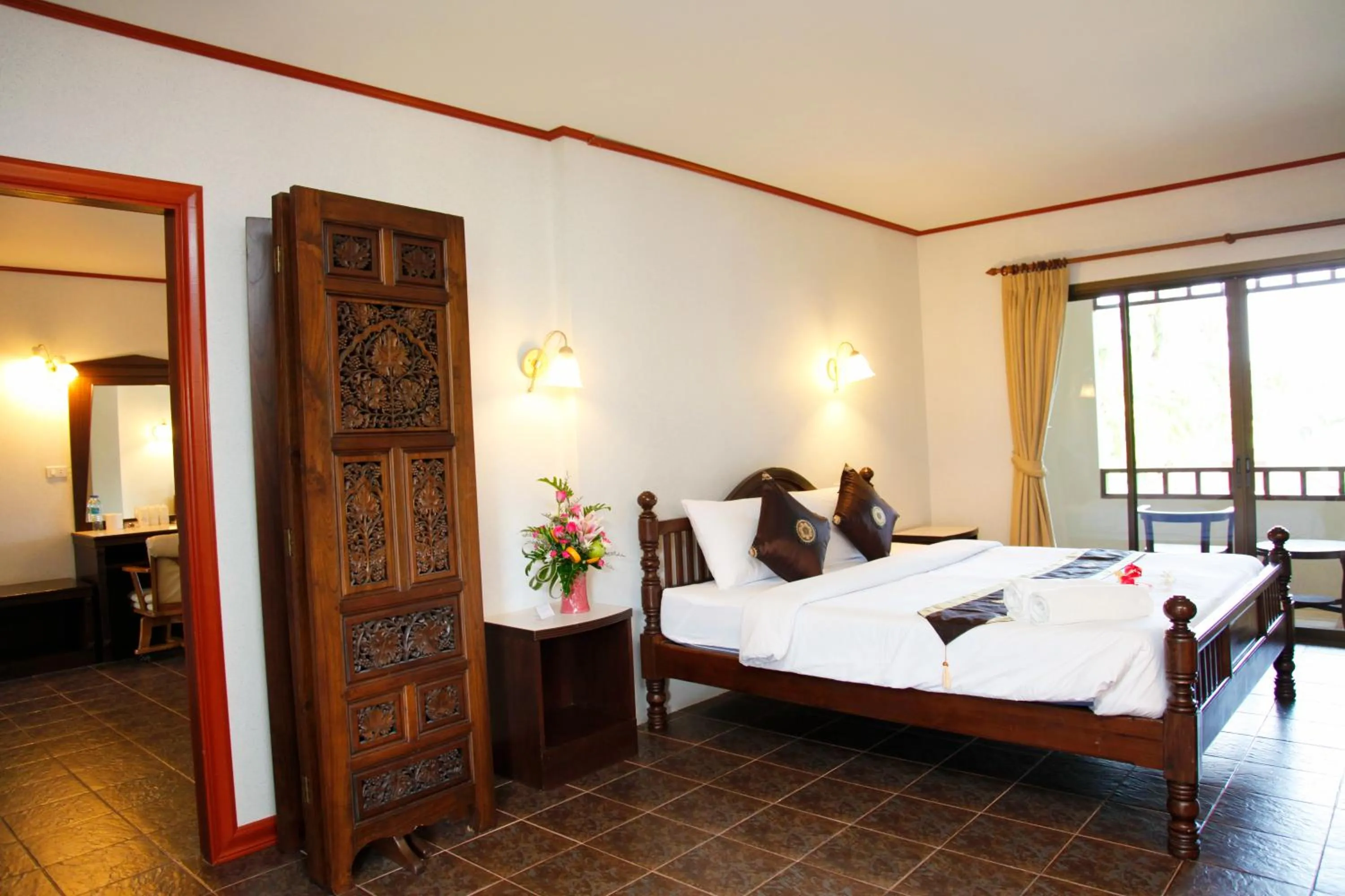 Bedroom, Bed in Lamai Inn 99 Bungalows