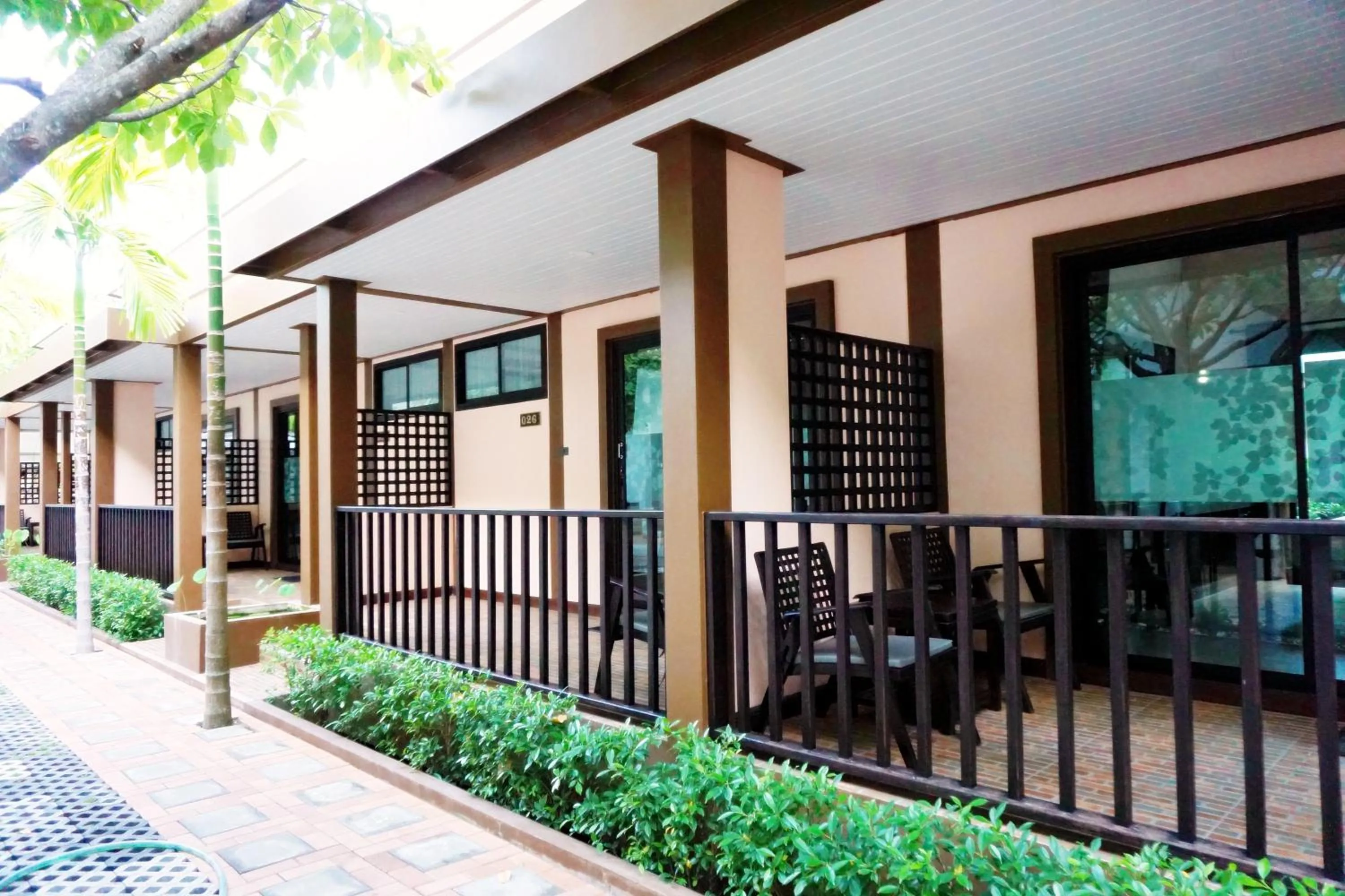Balcony/Terrace in Lamai Inn 99 Bungalows