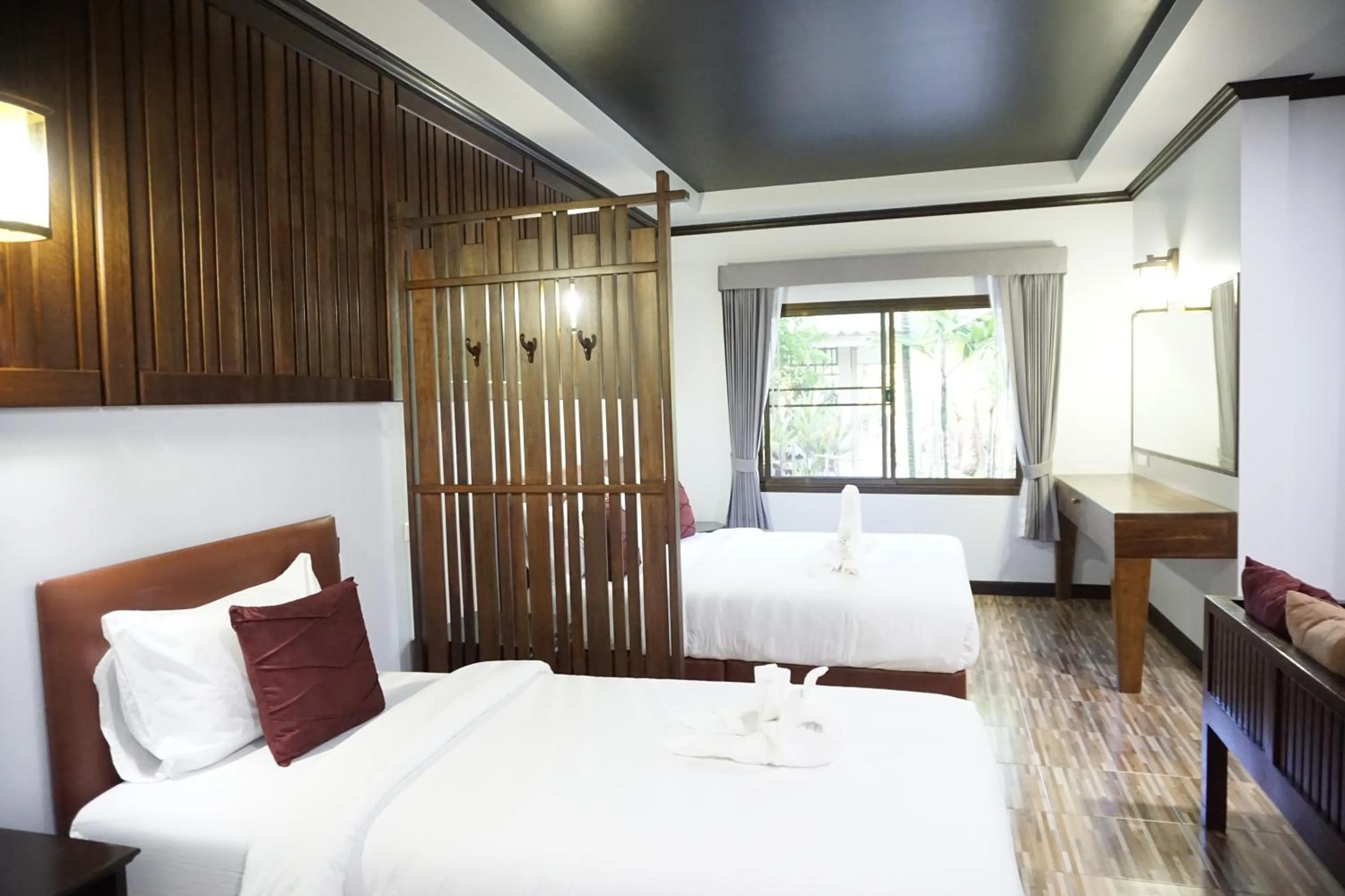 Bedroom, Bed in Lamai Inn 99 Bungalows
