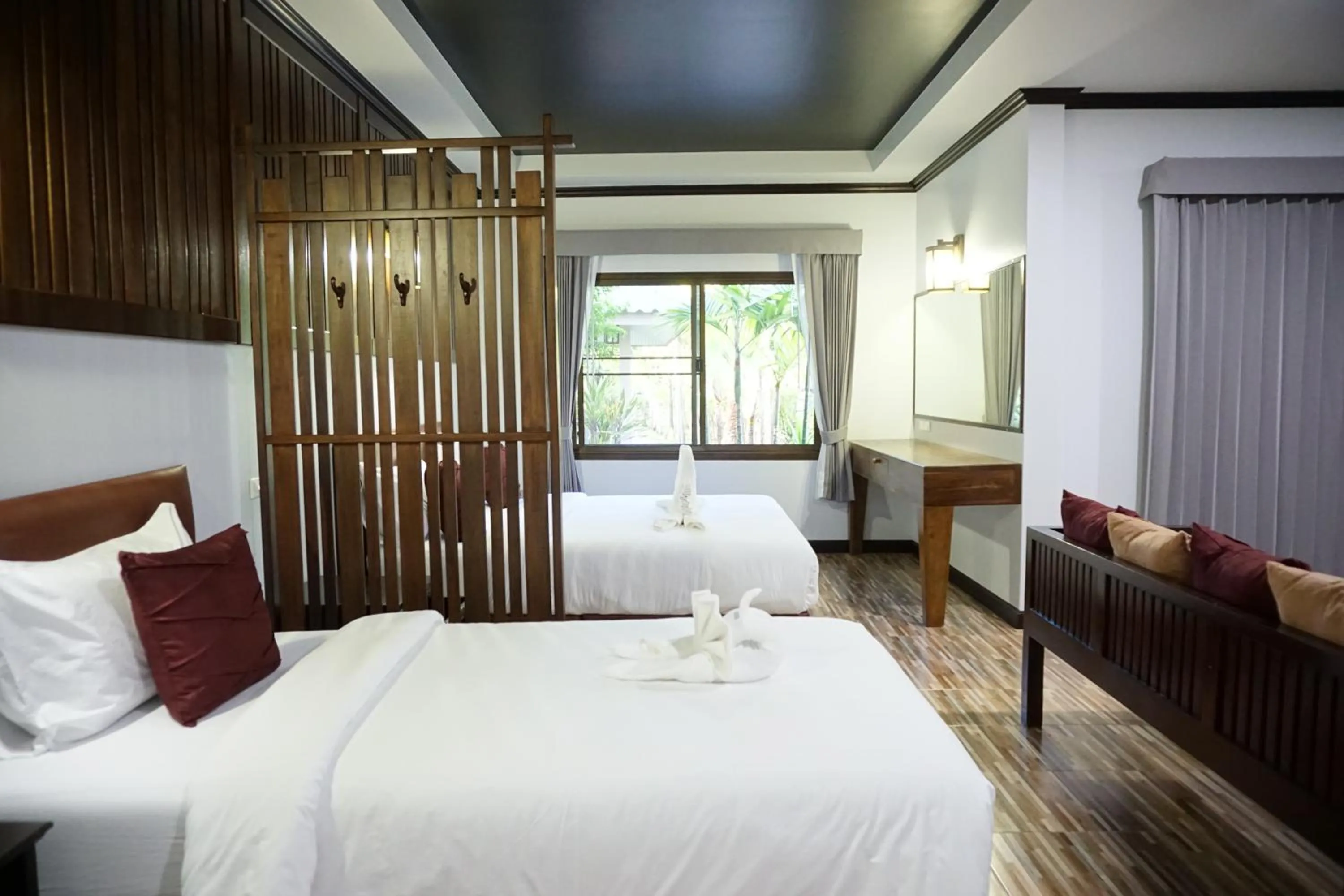 Bedroom, Bed in Lamai Inn 99 Bungalows