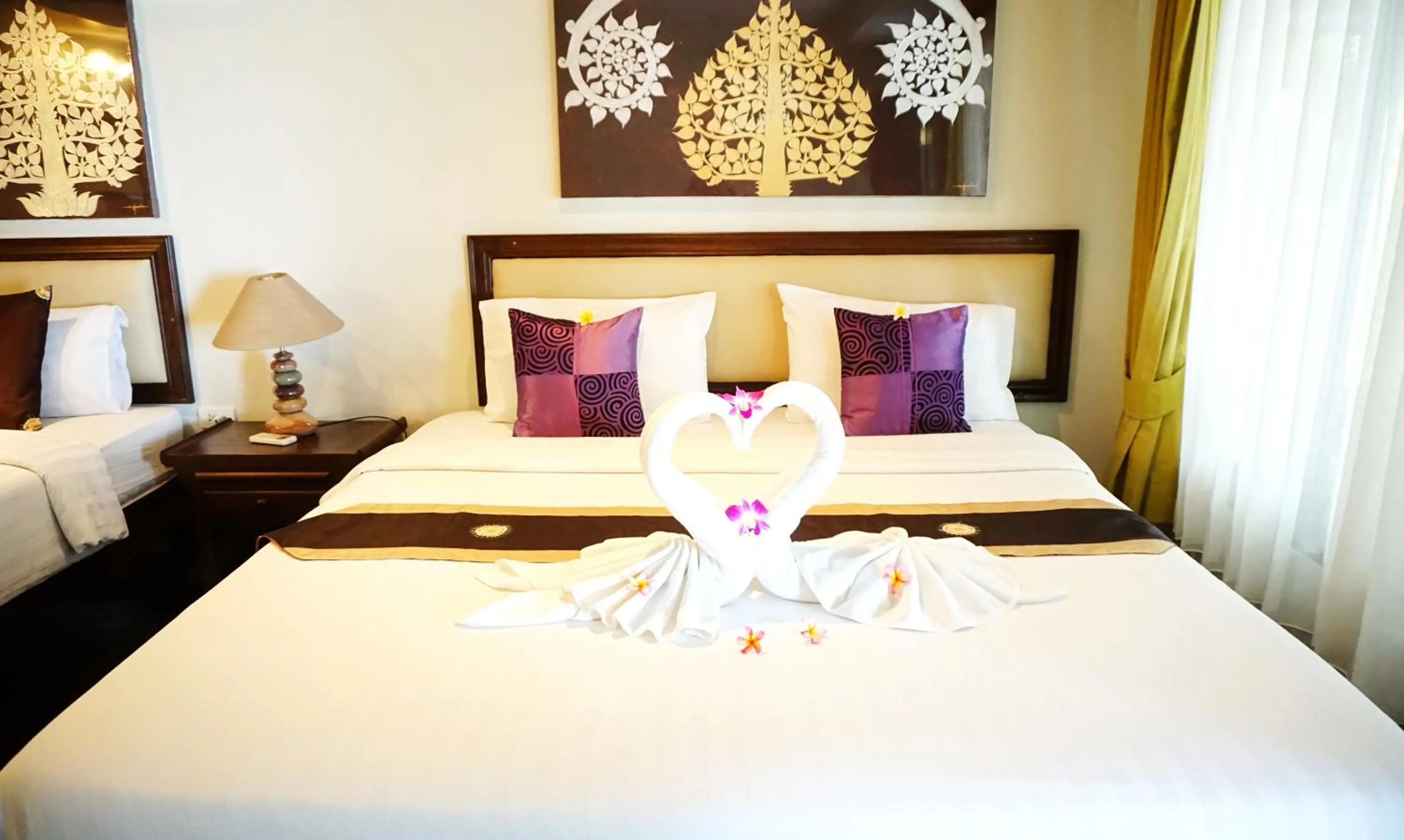 Bedroom, Bed in Lamai Inn 99 Bungalows