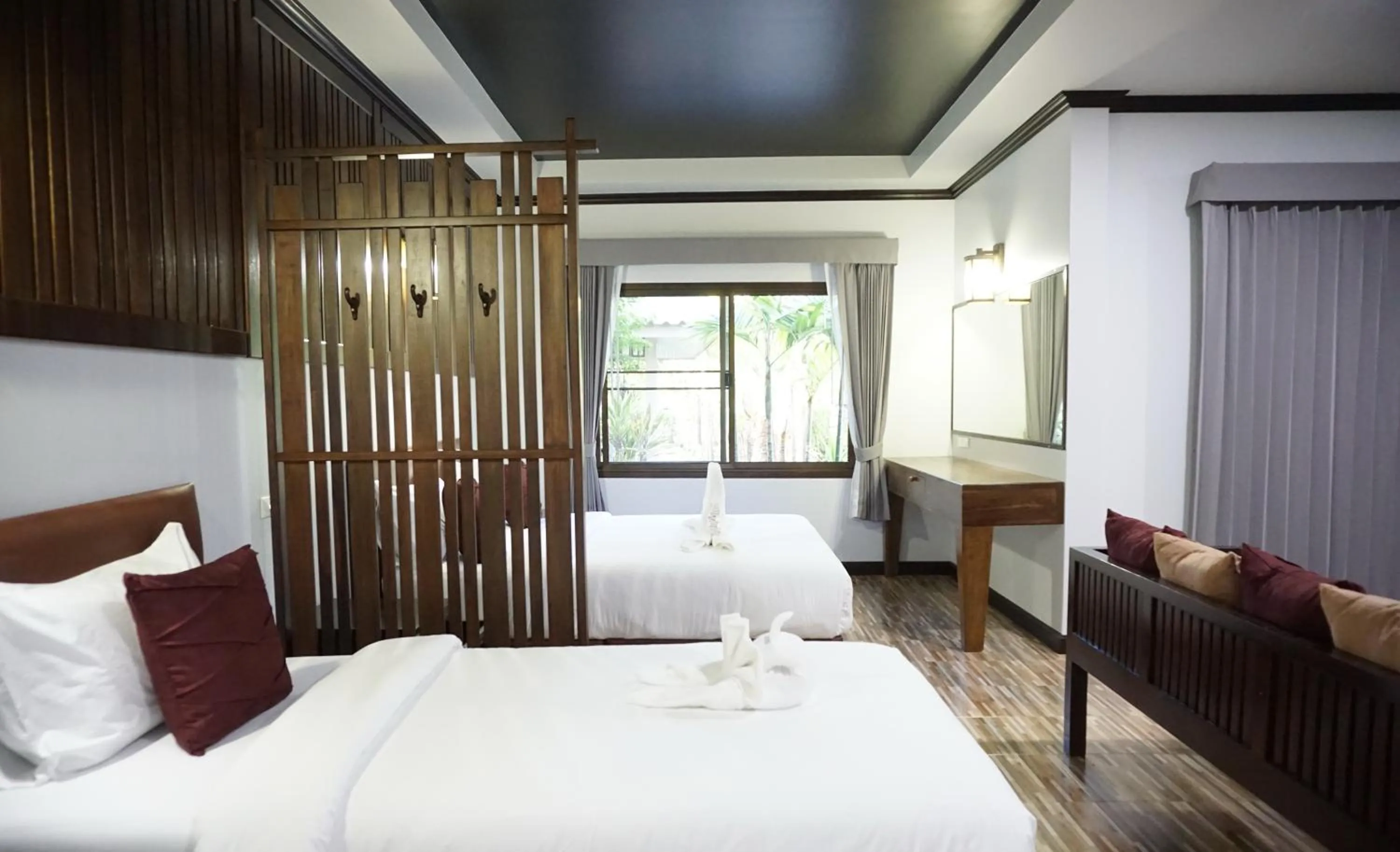Bedroom, Bed in Lamai Inn 99 Bungalows