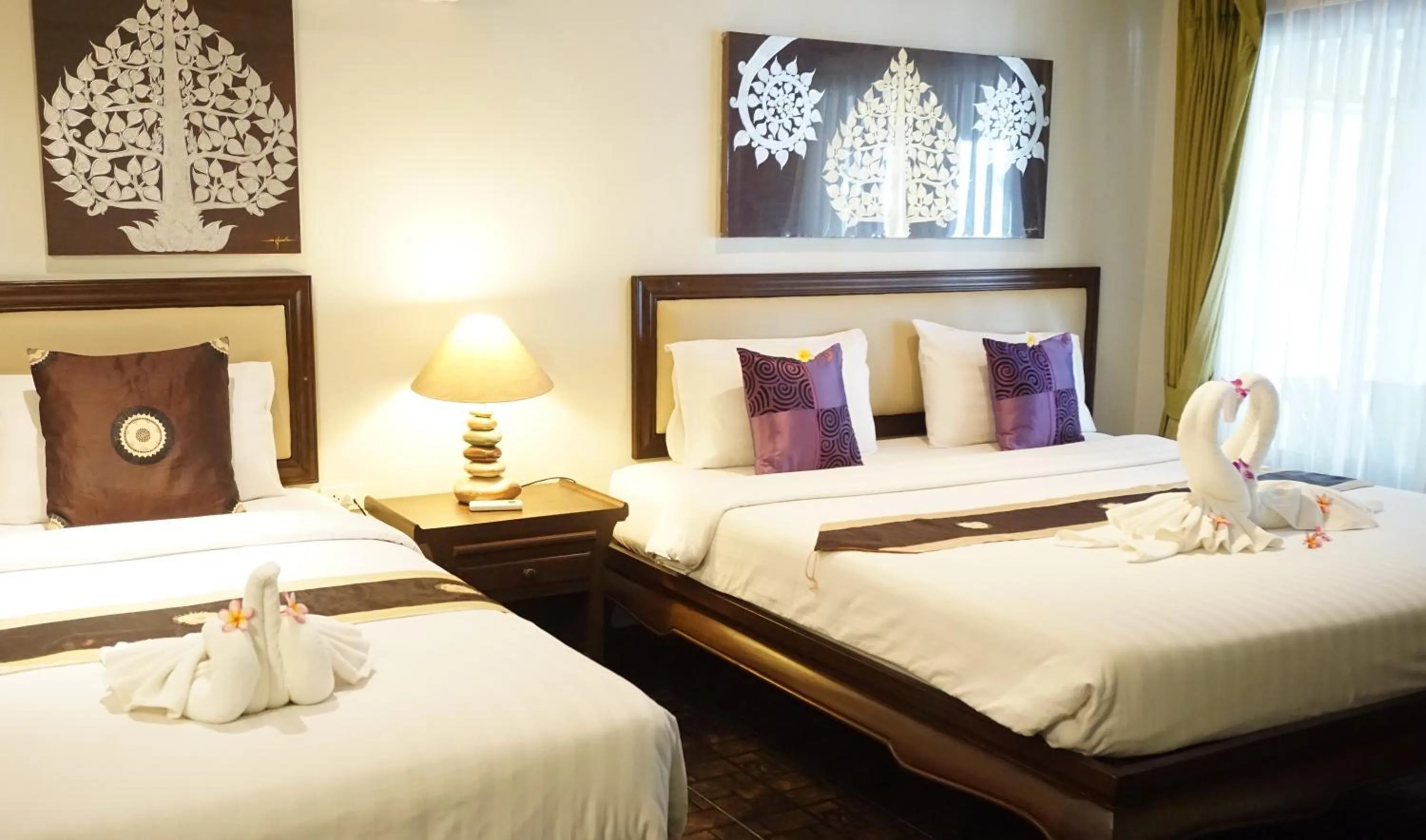 Bedroom, Bed in Lamai Inn 99 Bungalows