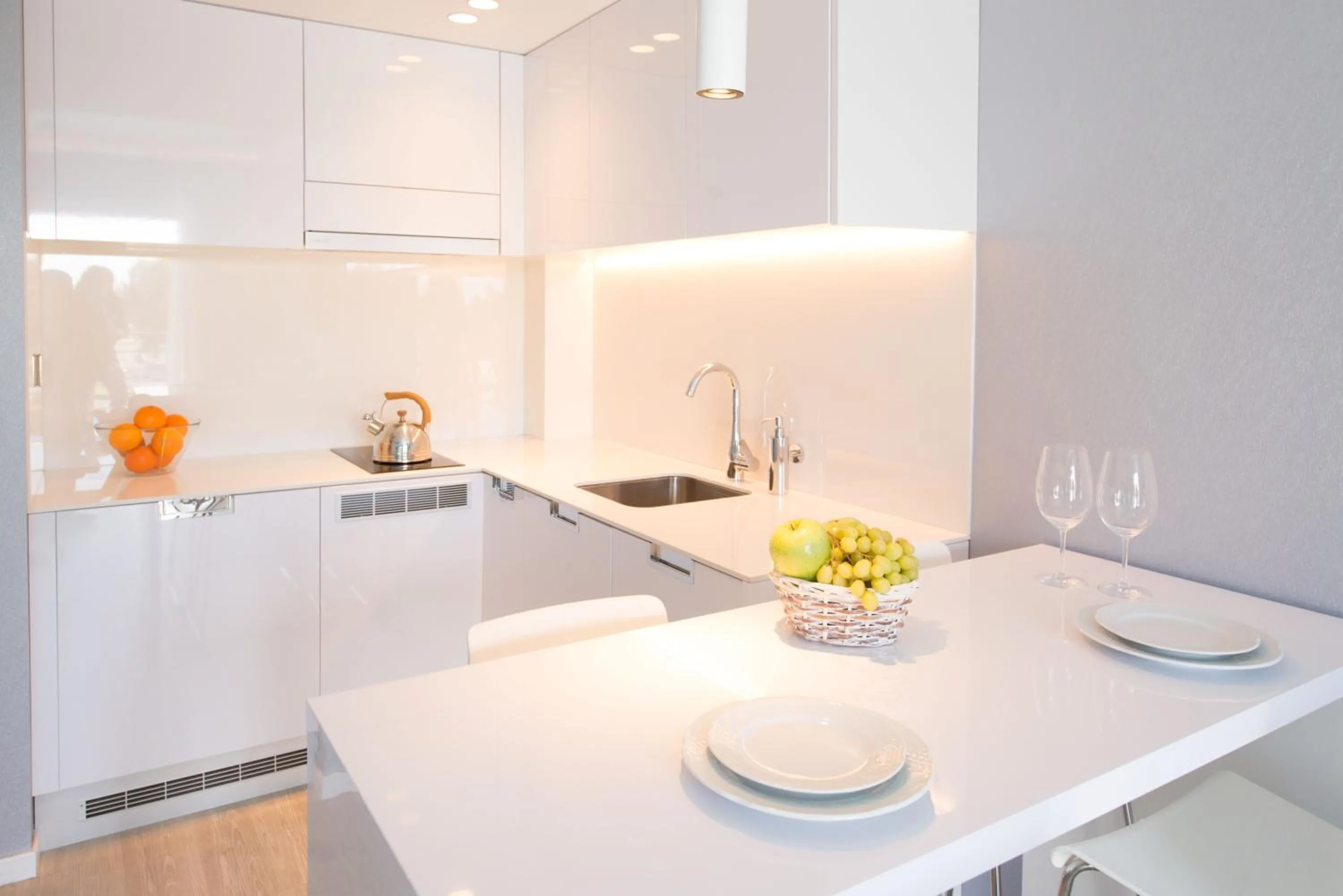 Kitchen or kitchenette in Masd Mediterraneo Hotel Apartamentos Spa