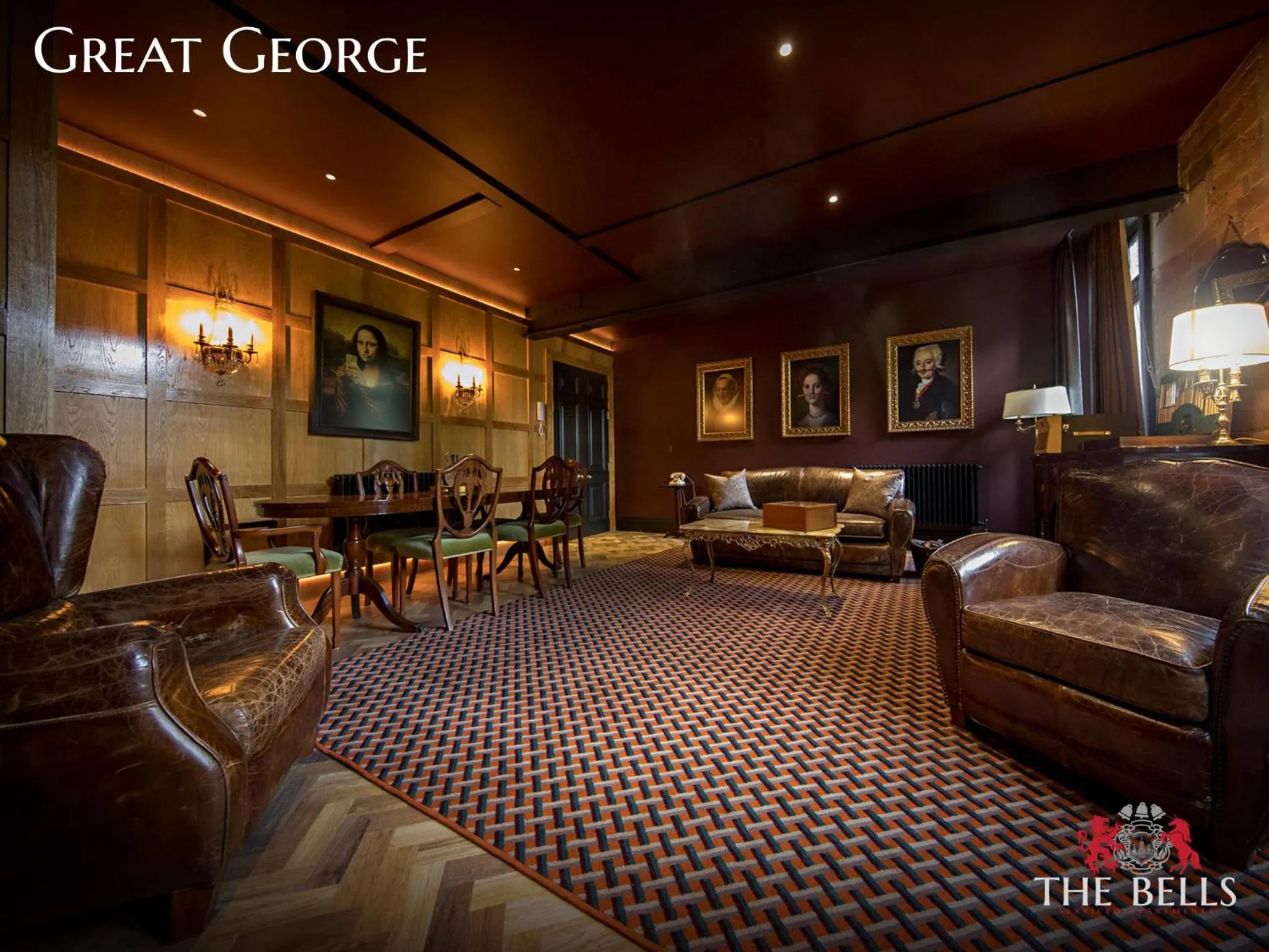 Great George - Two Bedroom Duplex Suite with Balcony and Hot Tub in The Bells - Luxury Serviced Apartments