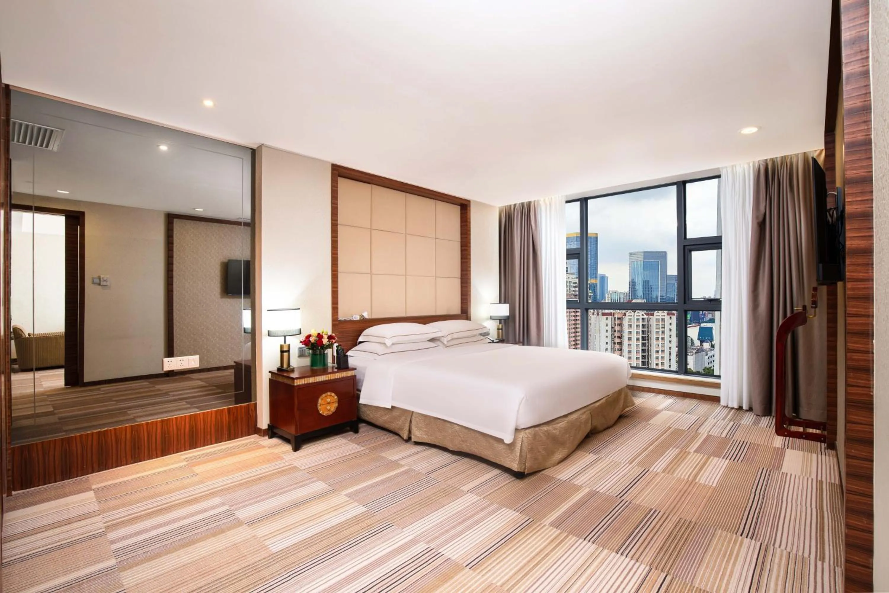 Bed in Guangzhou Good International Hotel