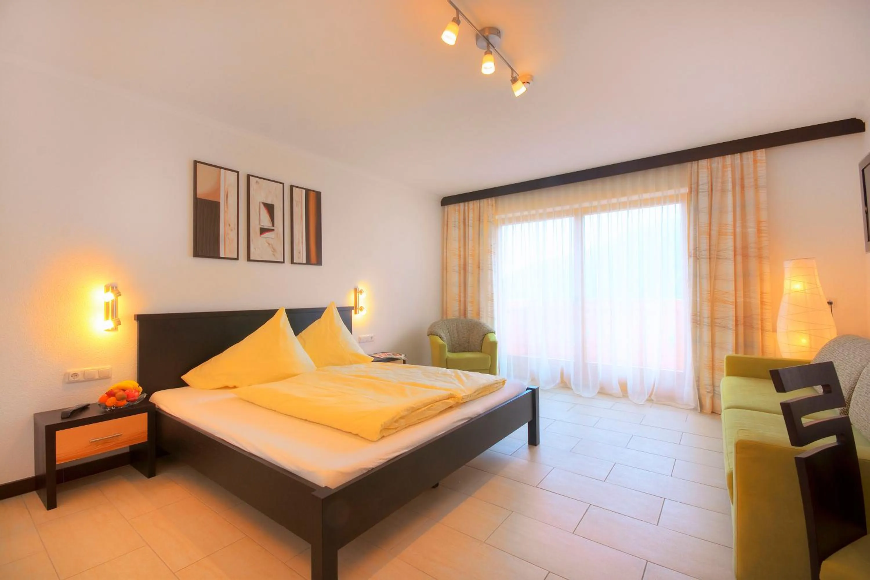 Bedroom, Bed in Panoramahotel Burgeck