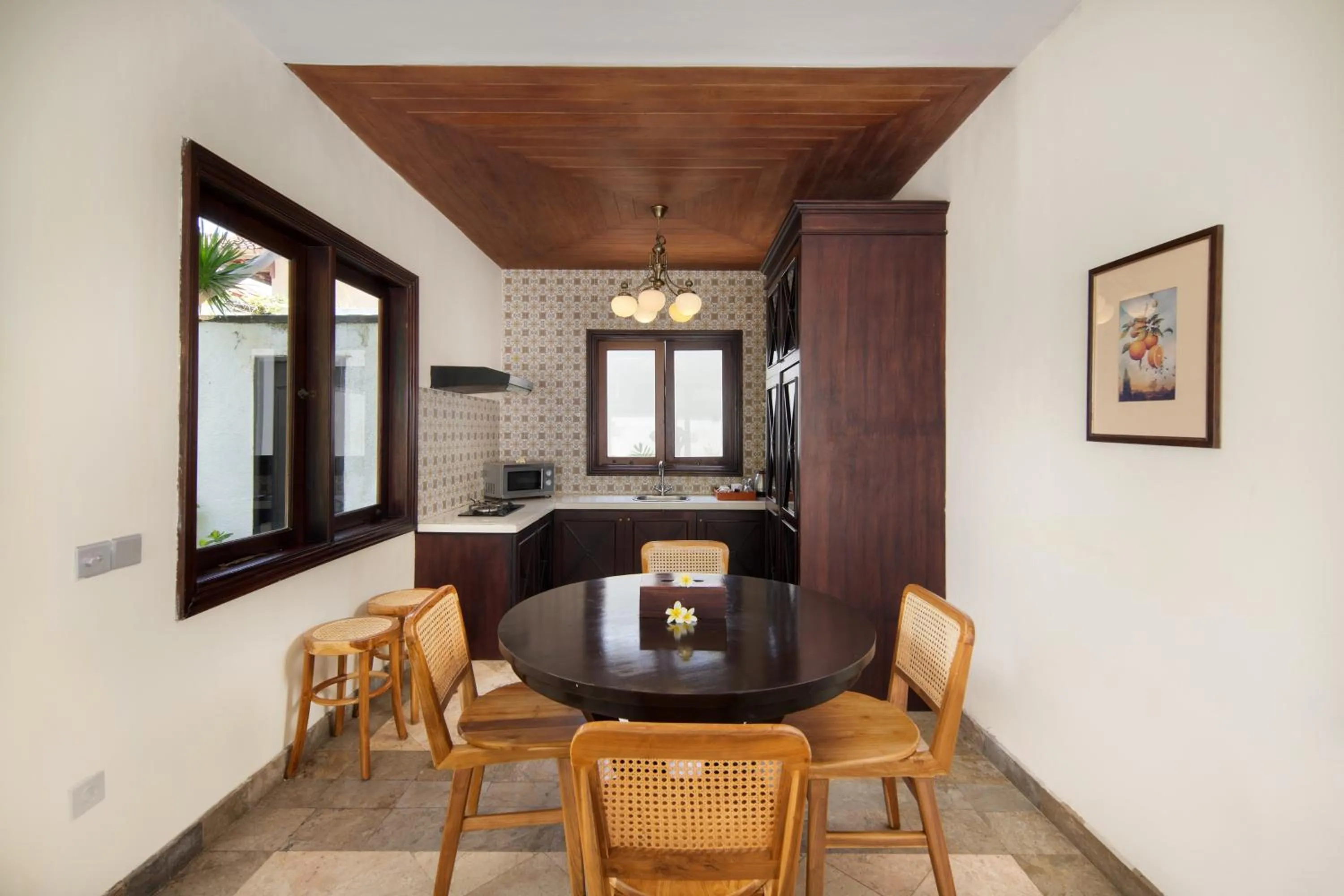 Dining area in The Club Villas Seminyak