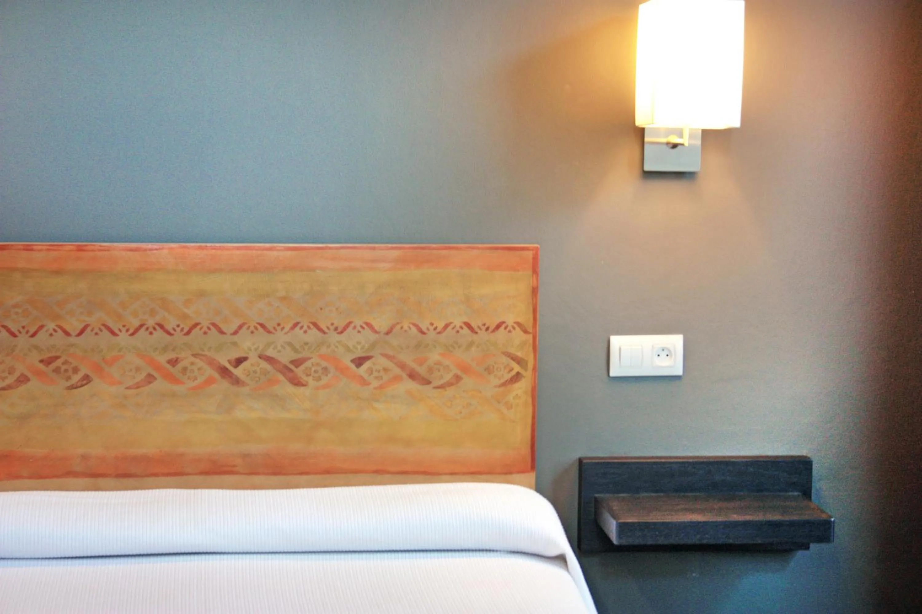 Decorative detail, Bed in Hotel La Colmena