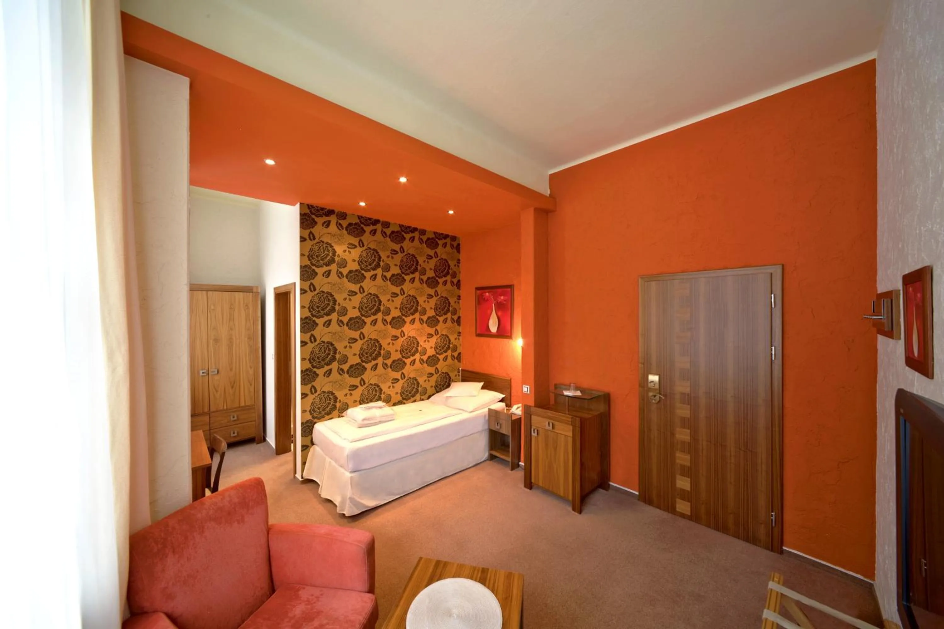 Bed in Spa & Wellness Hotel St. Moritz