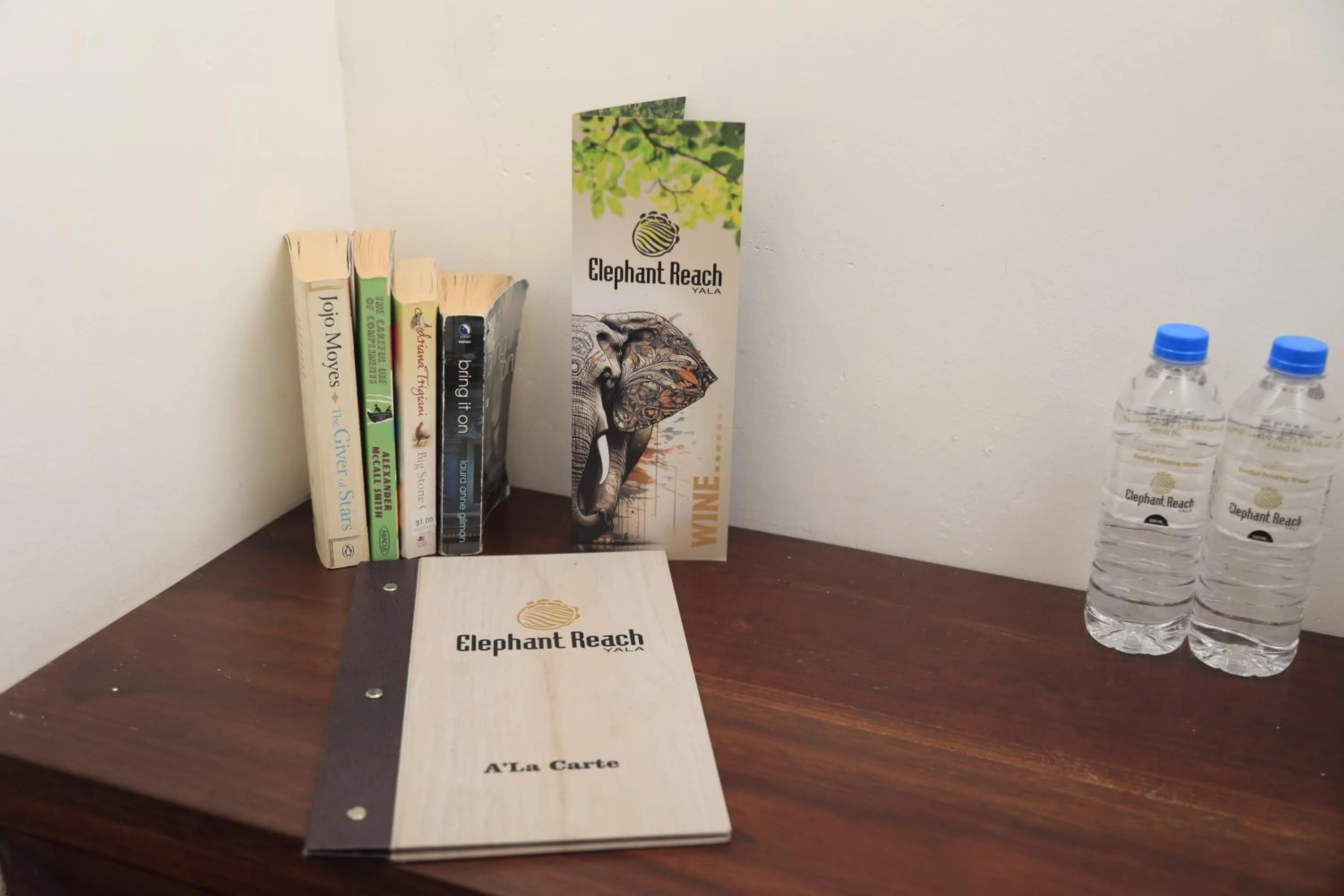 Text overlay in Hotel Elephant Reach