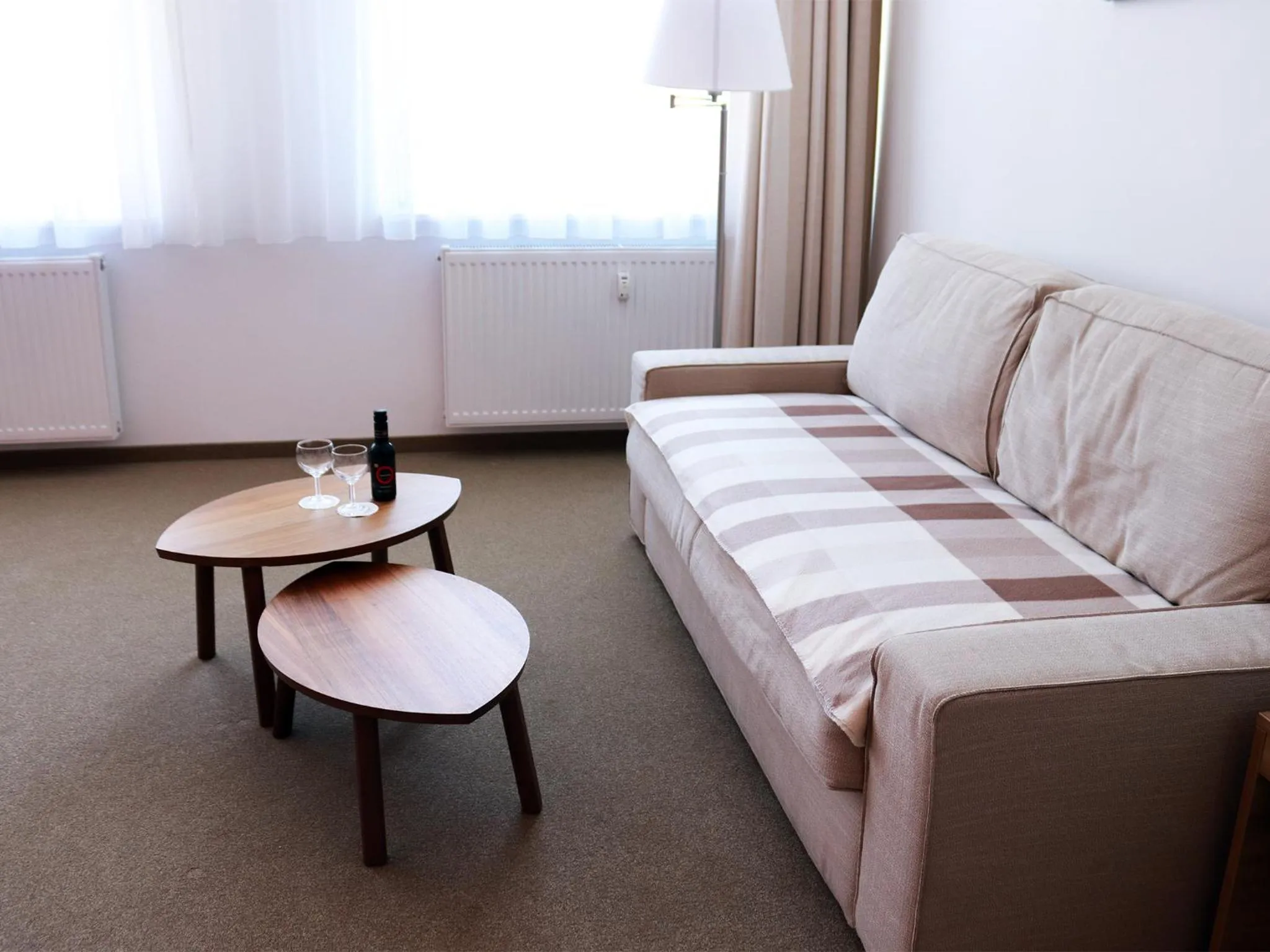 Seating area, Bed in Hotel Vita Berlin-Messe