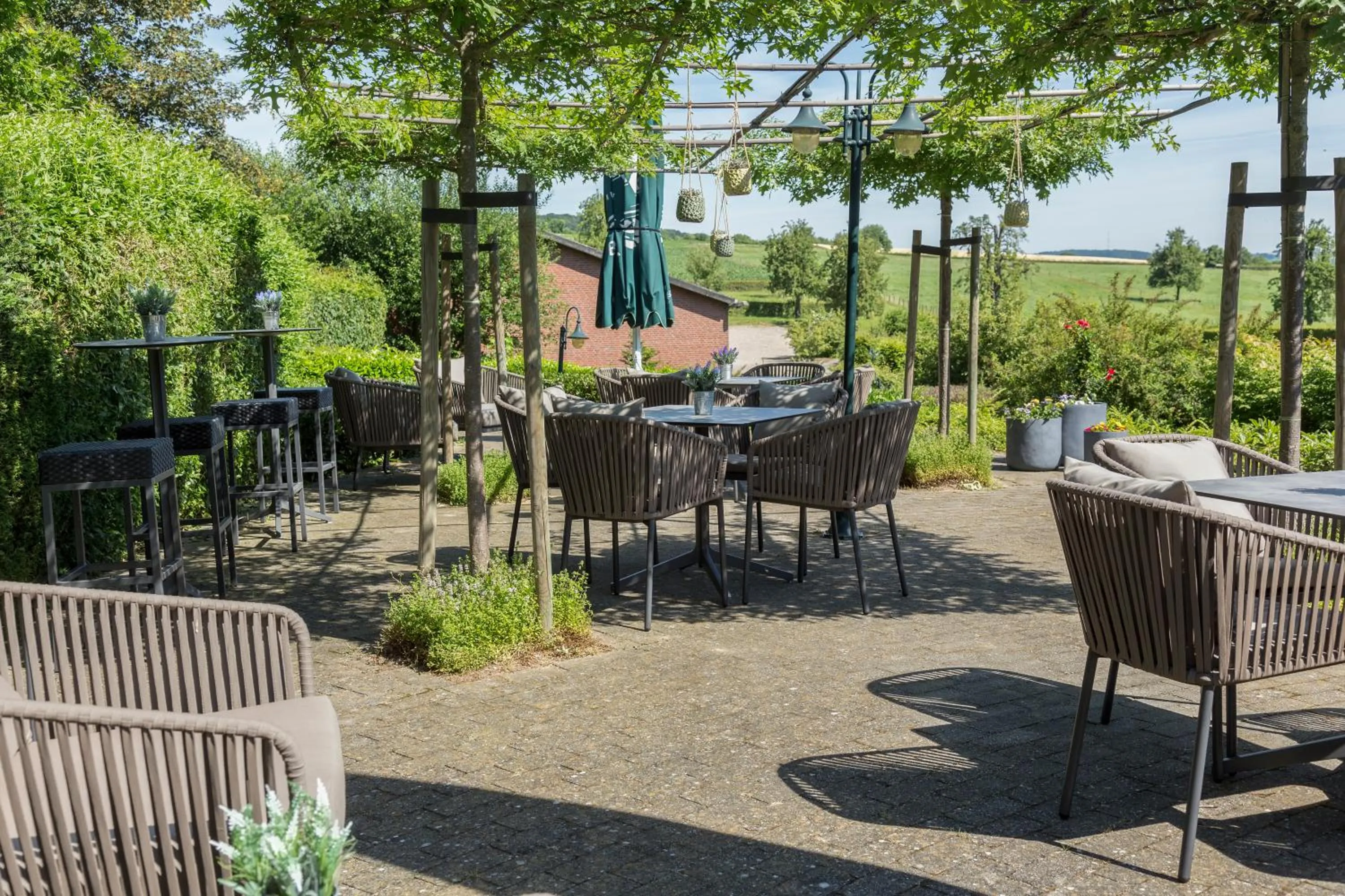 Garden in Hotel Berg en Dal