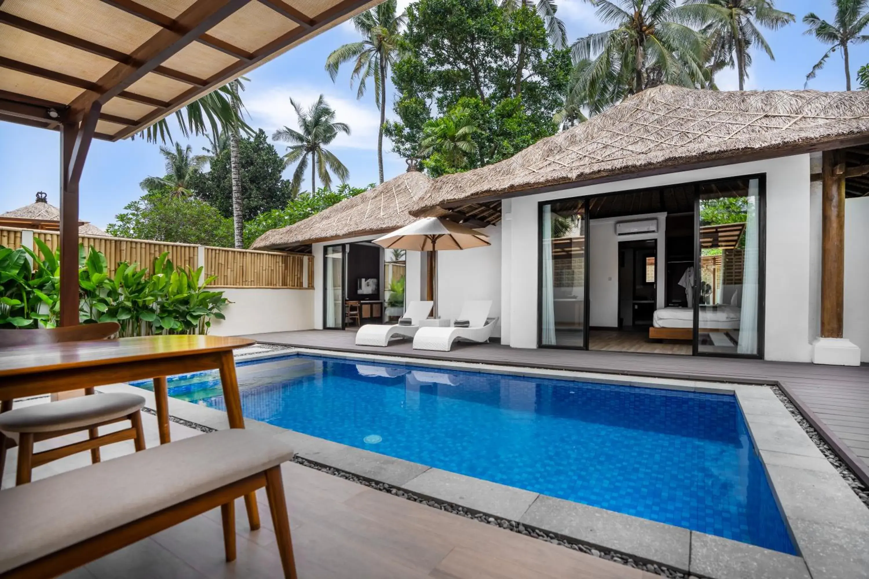 Swimming pool in Nirwana Beach & Resort Swimming pool in Nirwana Beach & Resort