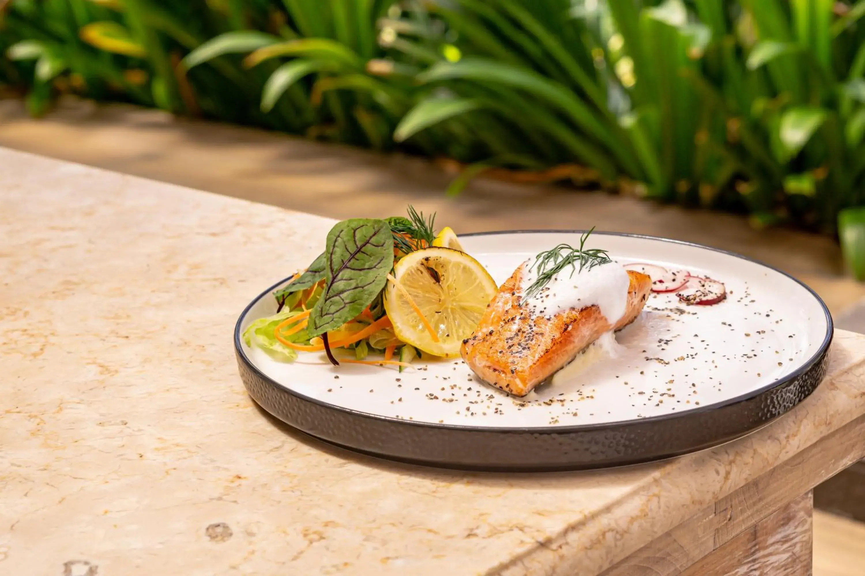 Food close-up in Nirwana Beach & Resort Food close-up in Nirwana Beach & Resort