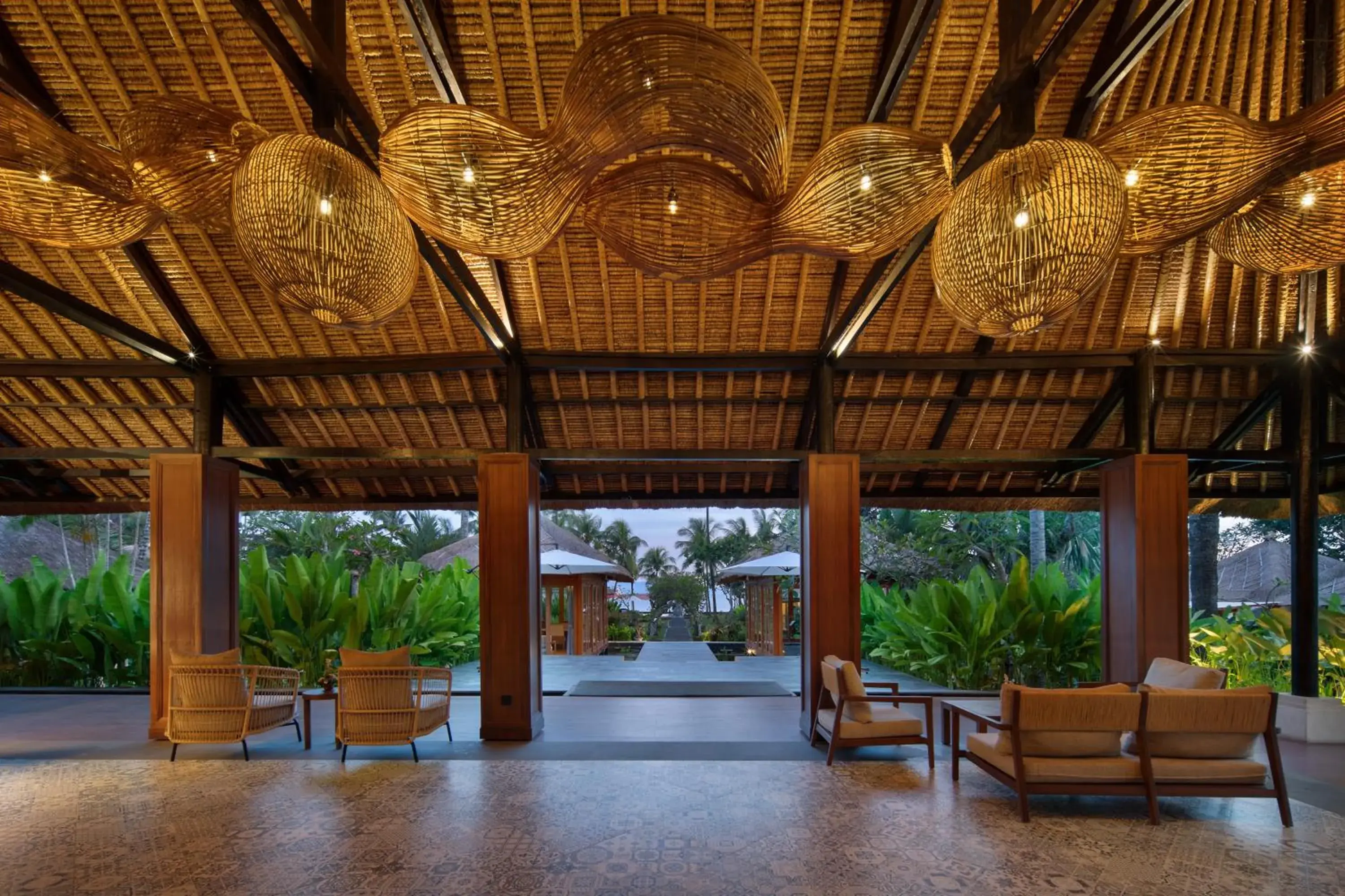 Lobby or reception in Nirwana Beach & Resort Lobby or reception in Nirwana Beach & Resort