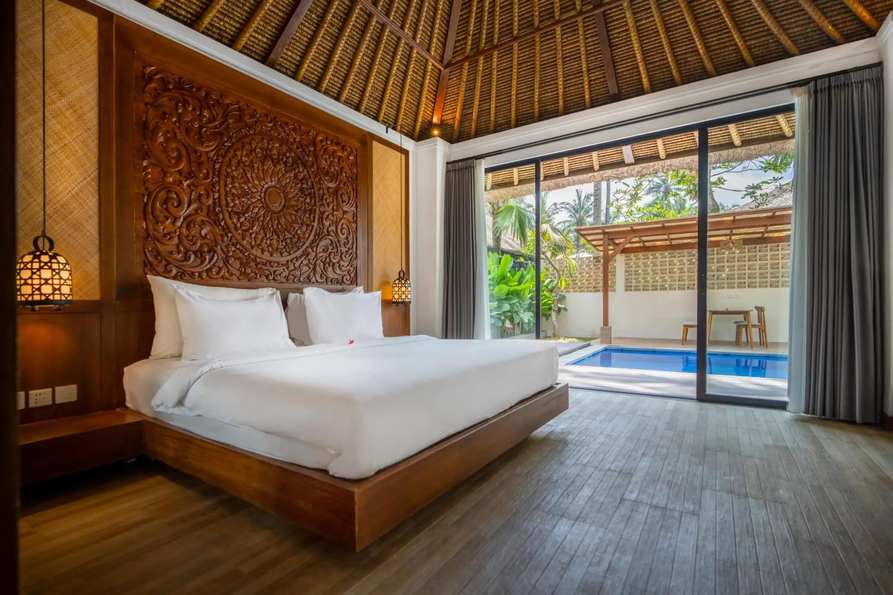 Bedroom, Bed in Nirwana Beach & Resort Bedroom, Bed in Nirwana Beach & Resort