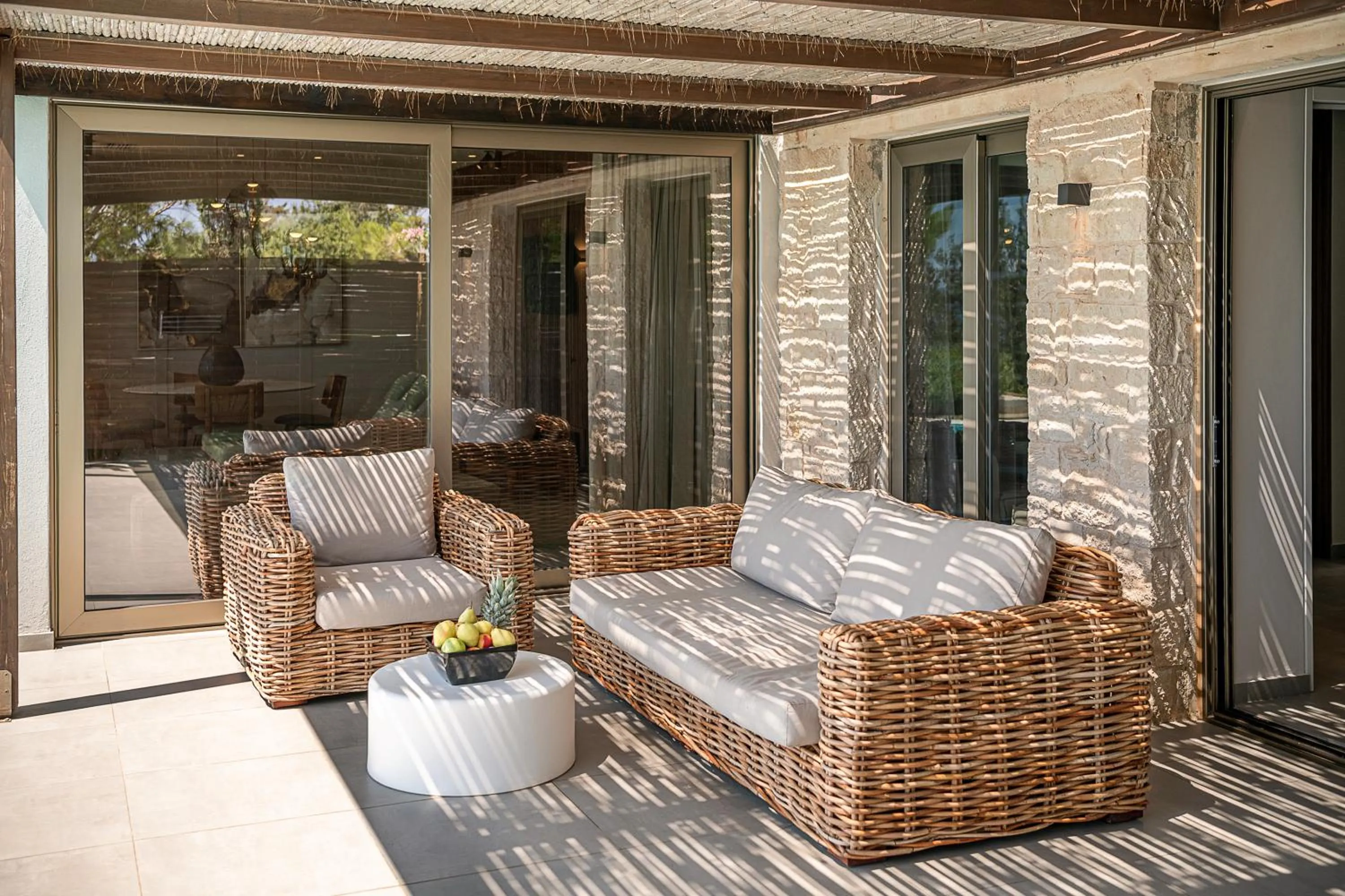 Balcony/Terrace in Kakkos Beach Hotel - Adults Only