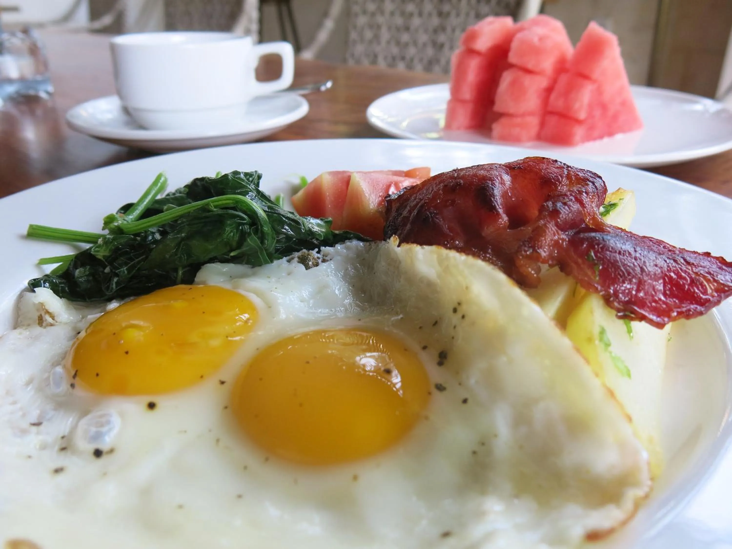 American breakfast in Hotel Puriartha Ubud