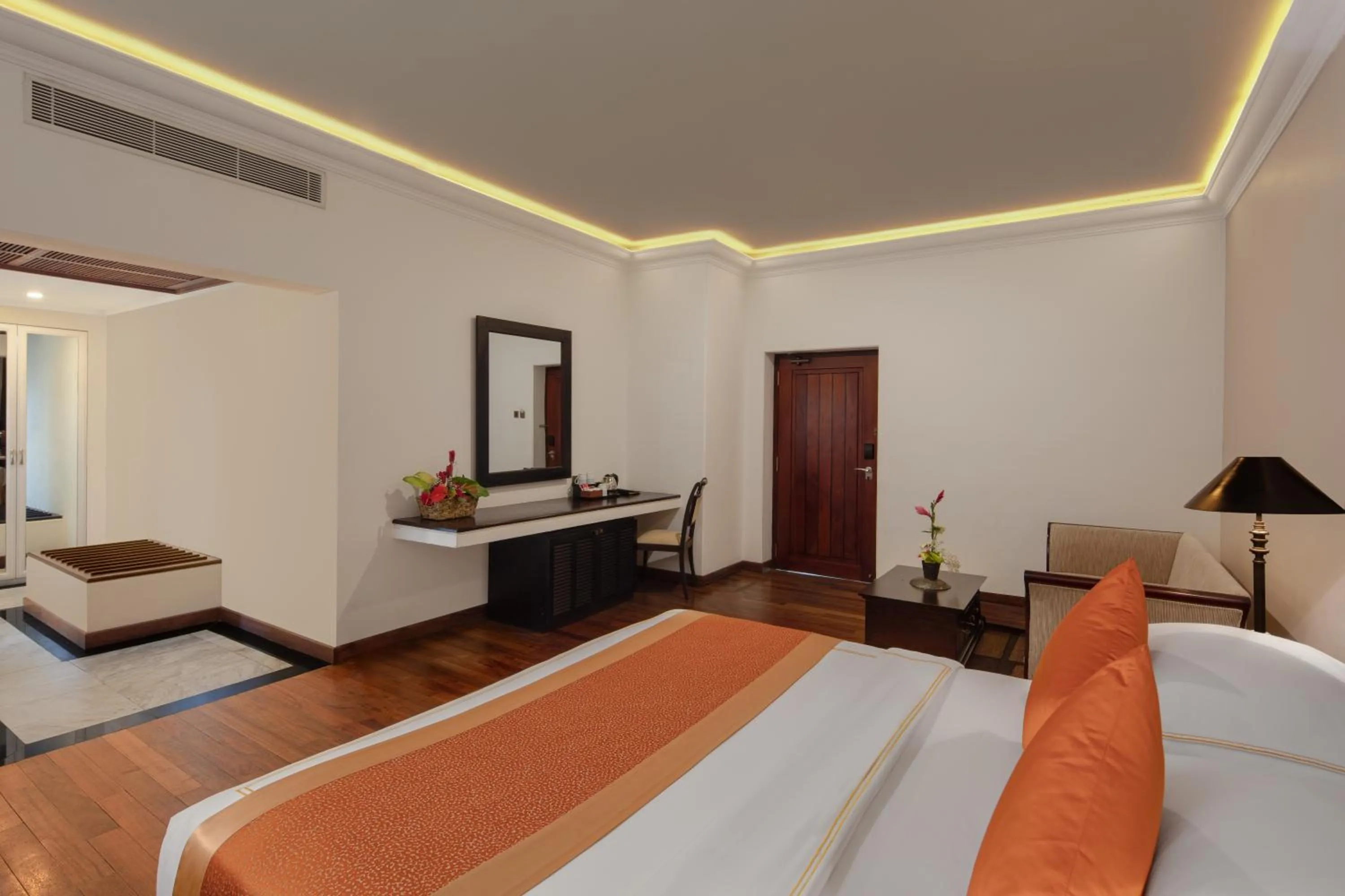 Bed in Earl's Regency Hotel