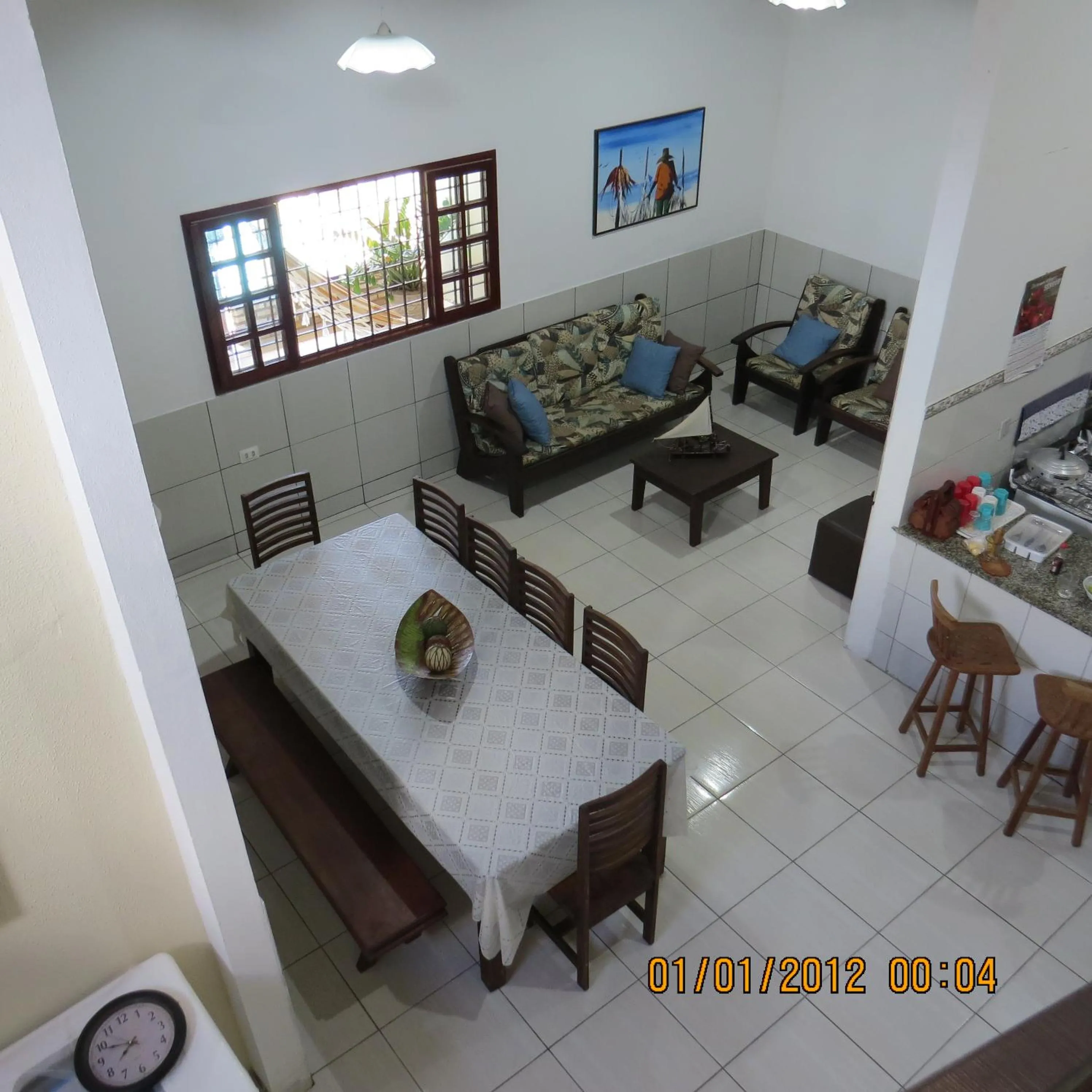 Seating area in Casa Aconchegante Tamandaré