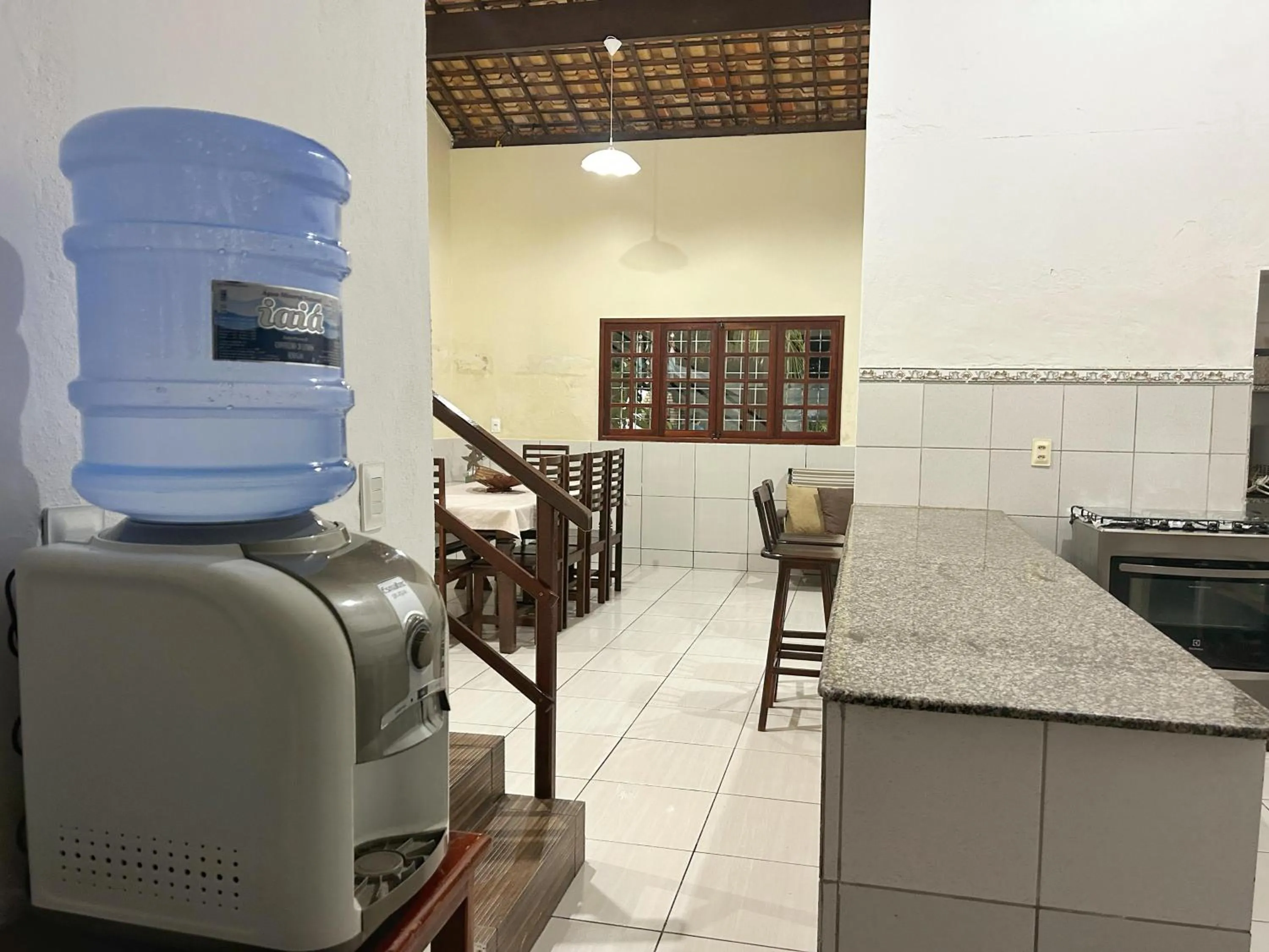 Kitchen or kitchenette in Casa Aconchegante Tamandaré
