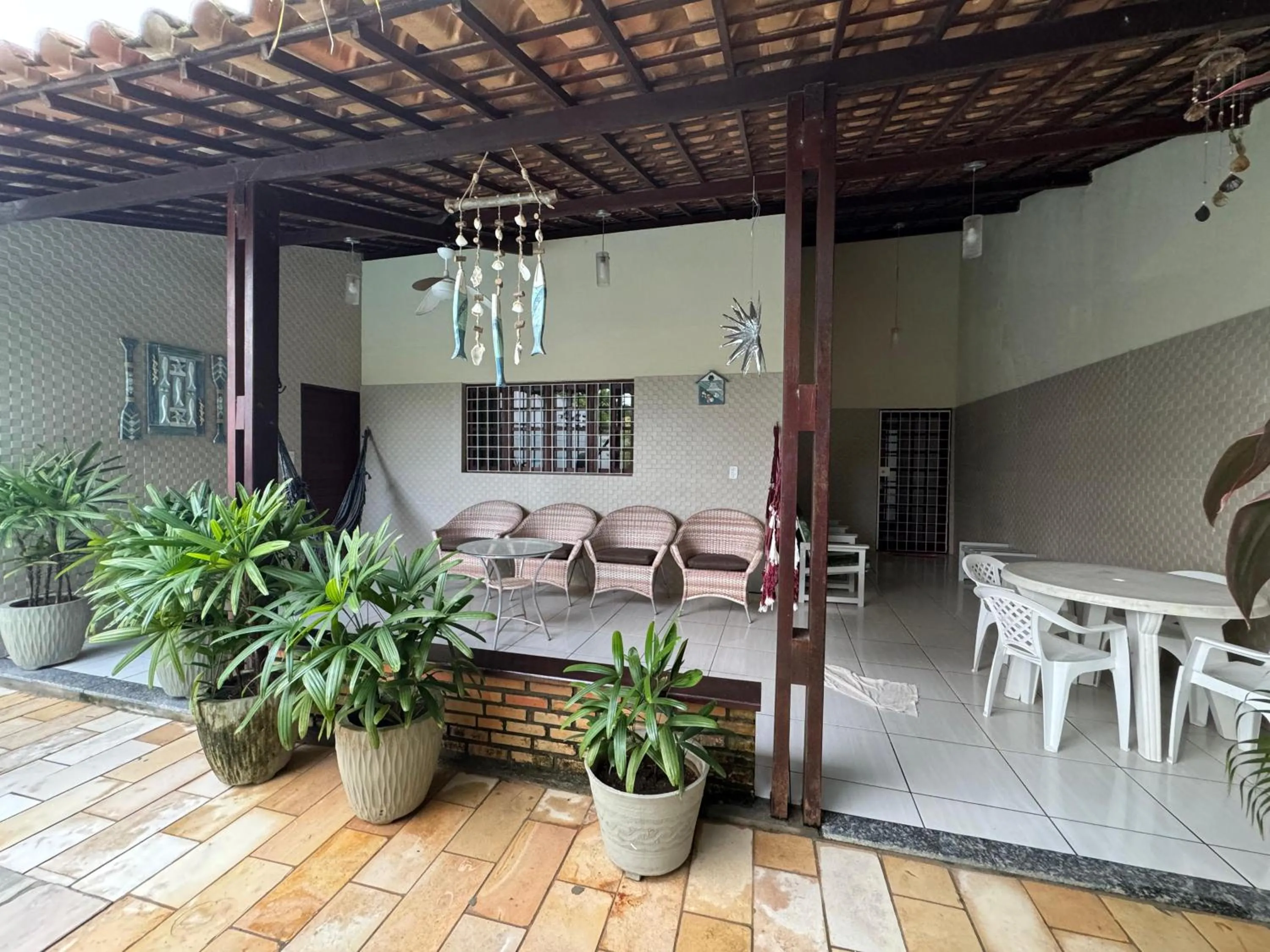 Balcony/Terrace in Casa Aconchegante Tamandaré