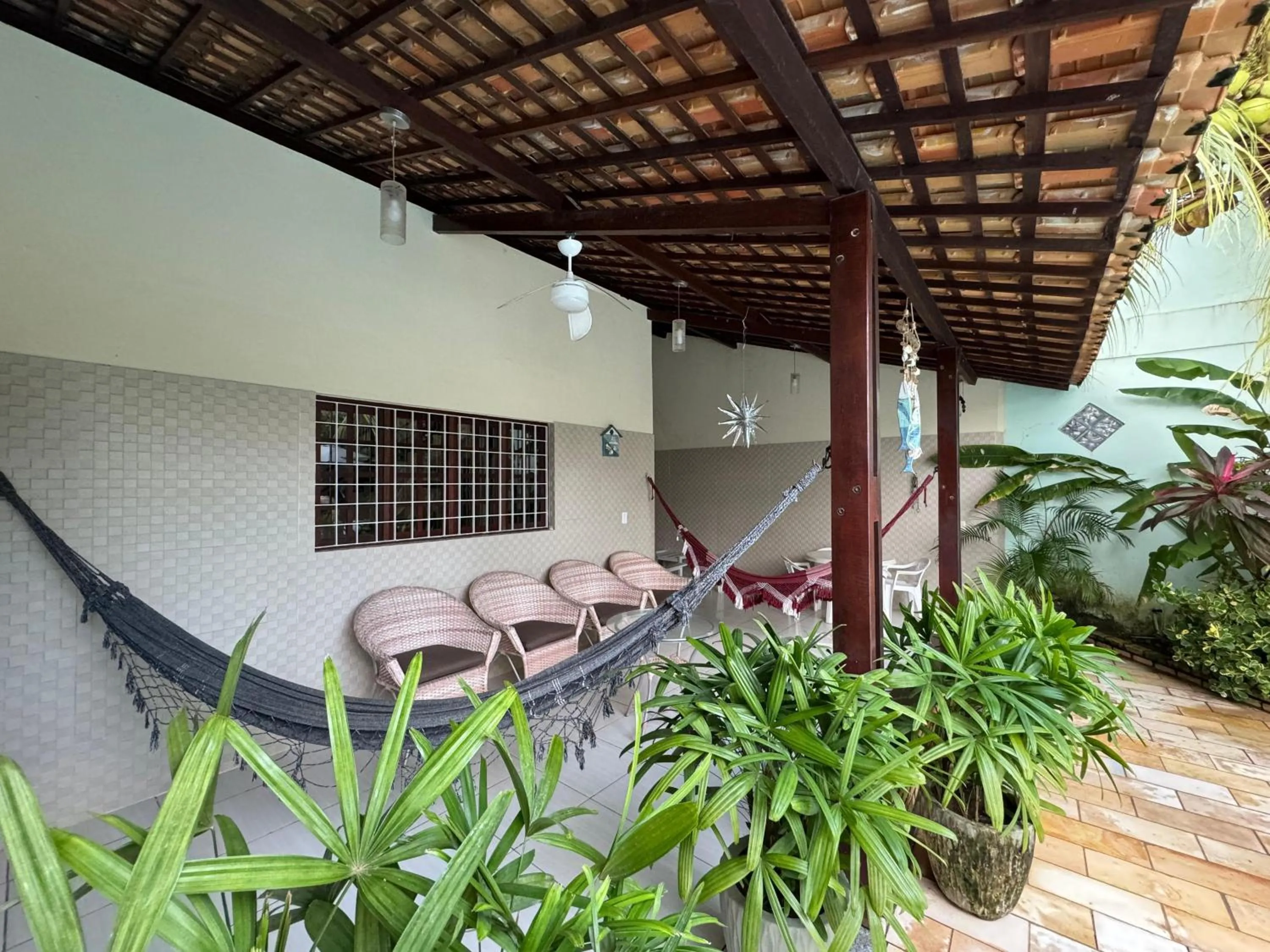 Balcony/Terrace in Casa Aconchegante Tamandaré