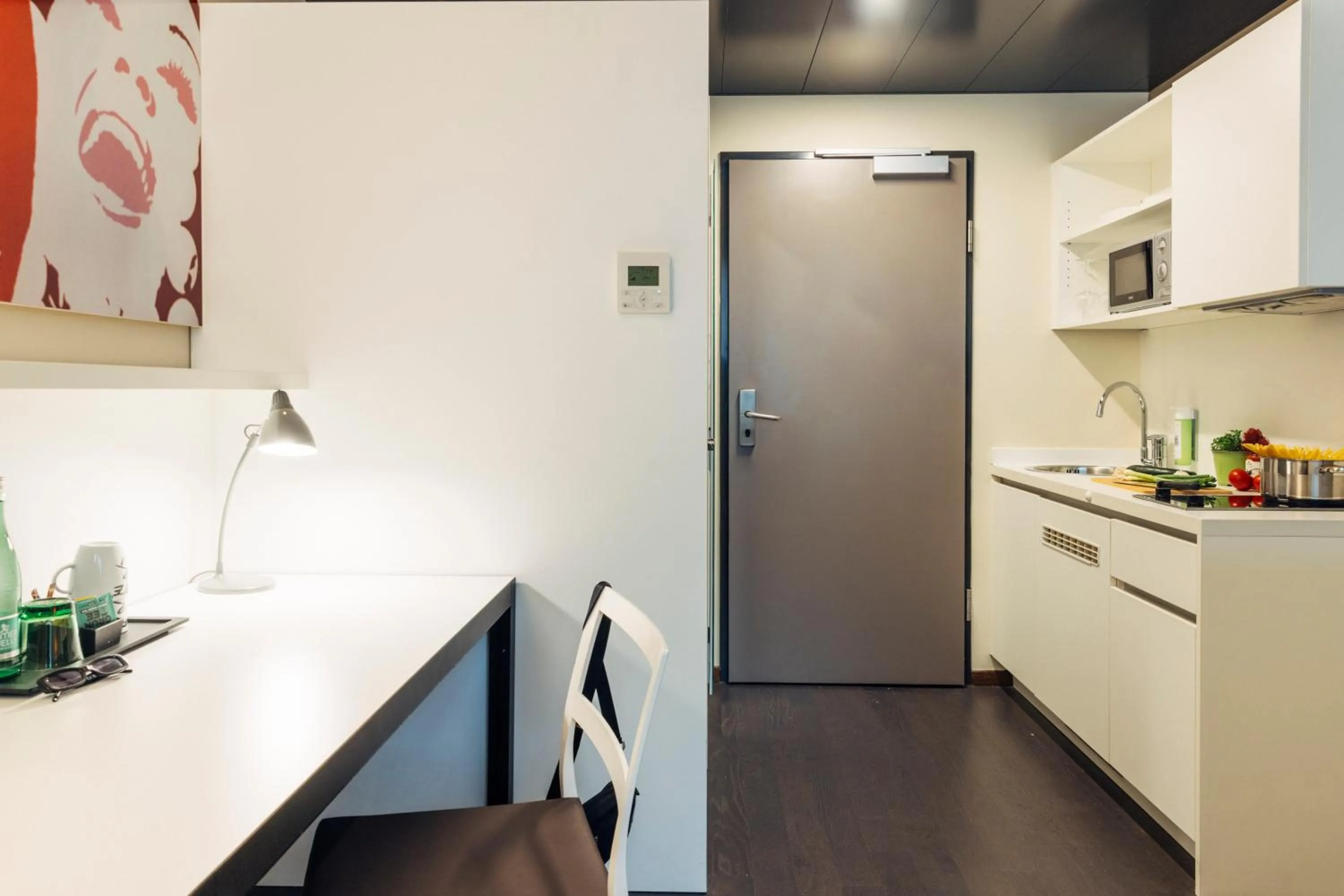 Kitchen or kitchenette in harry's home Dornbirn hotel & apartments