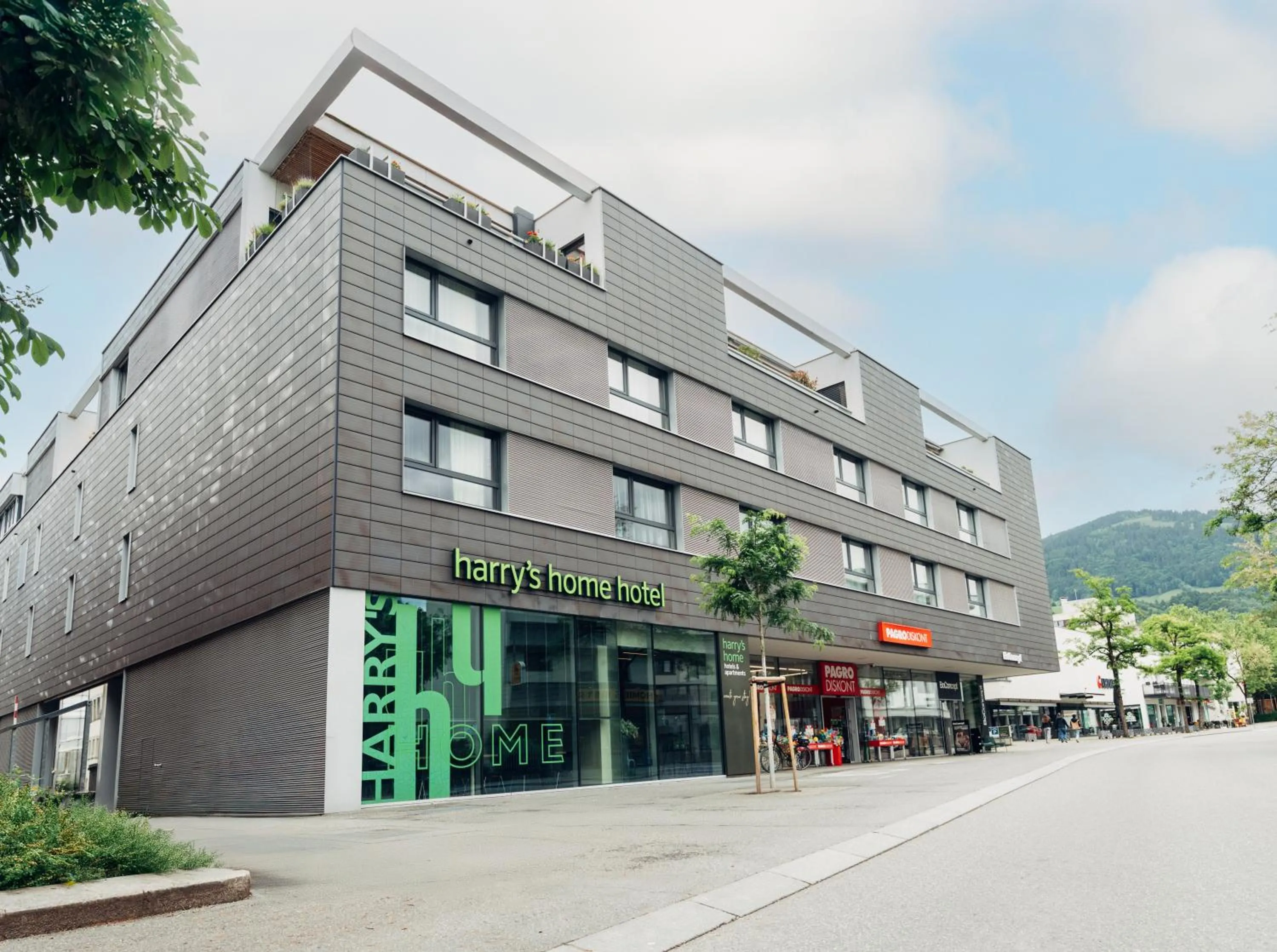 Property building in harry's home Dornbirn hotel & apartments