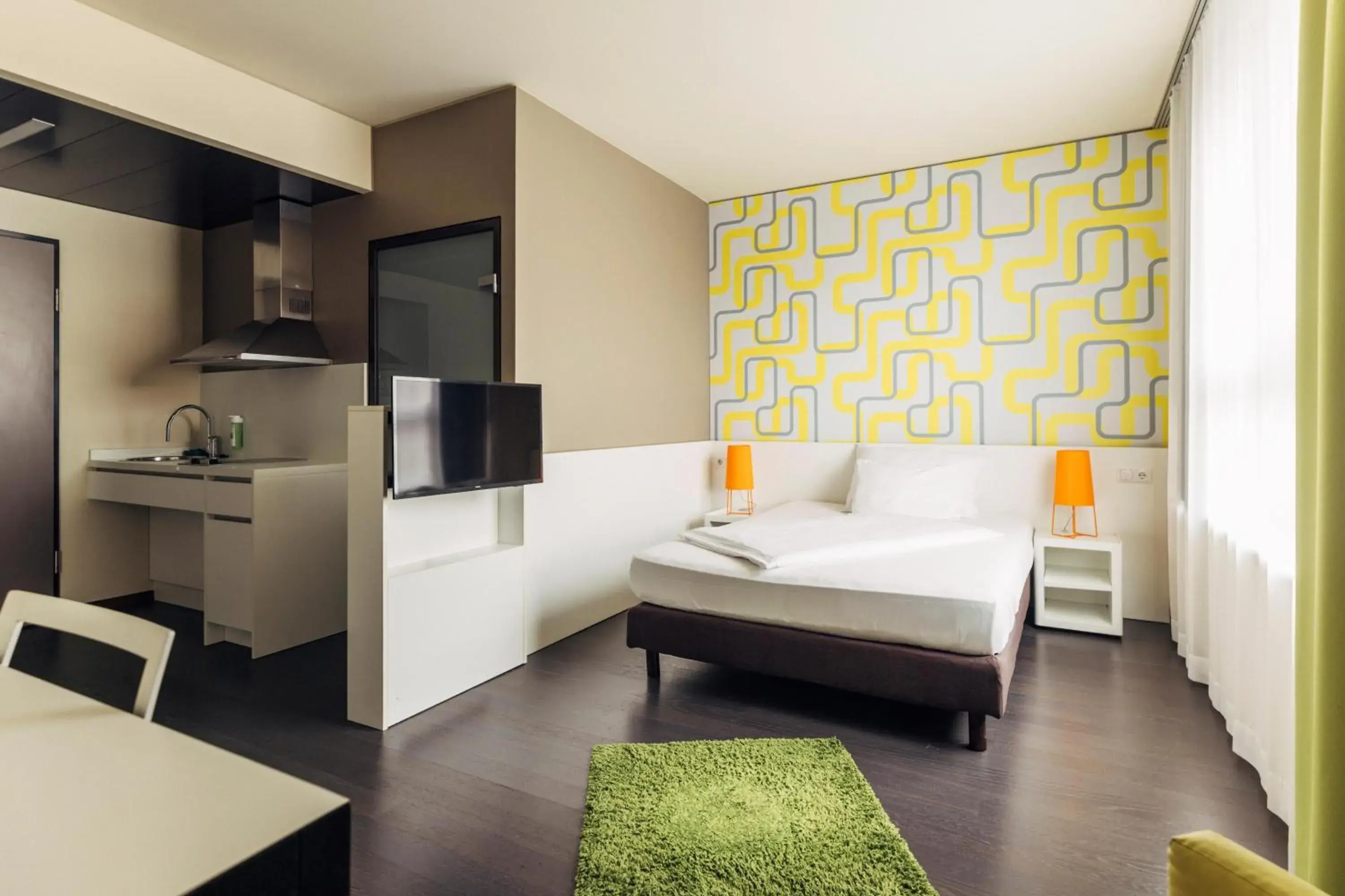 Photo of the whole room, Bed in harry's home Dornbirn hotel & apartments Photo of the whole room, Bed in harry's home Dornbirn hotel & apartments