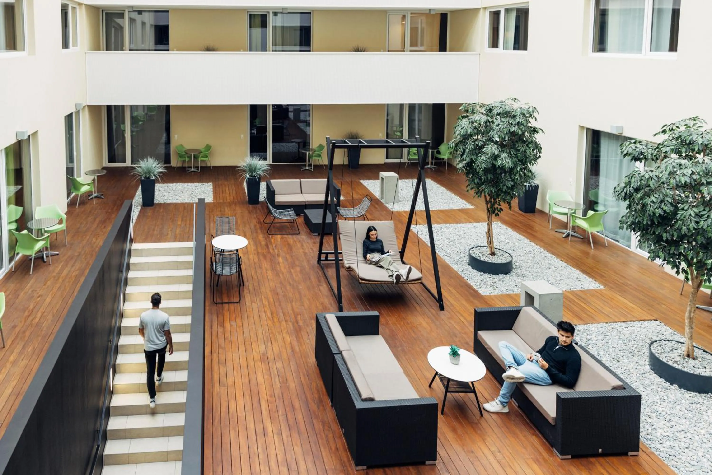 Seating area in harry's home Dornbirn hotel & apartments