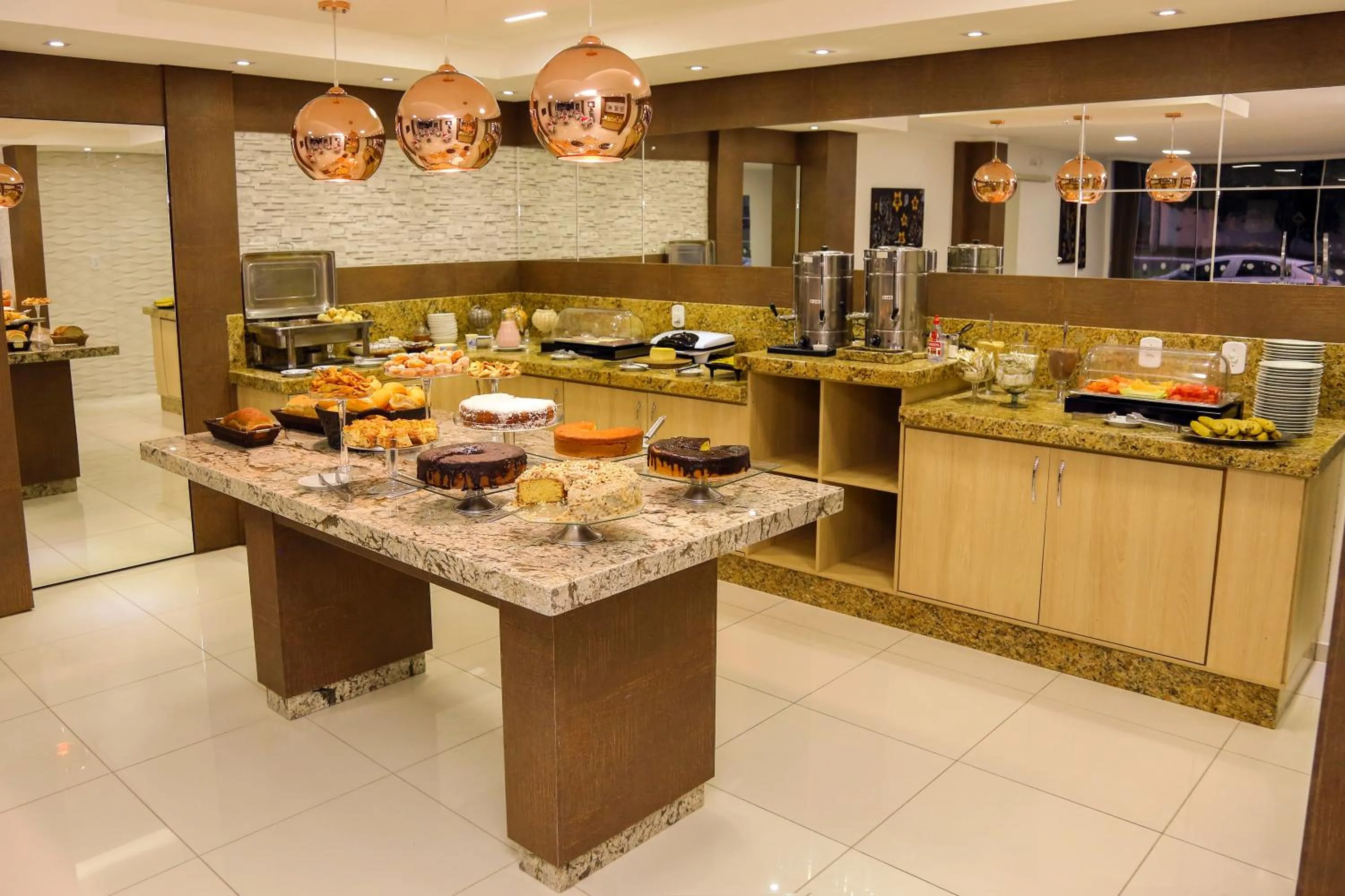 Buffet breakfast in Morangos Hotel