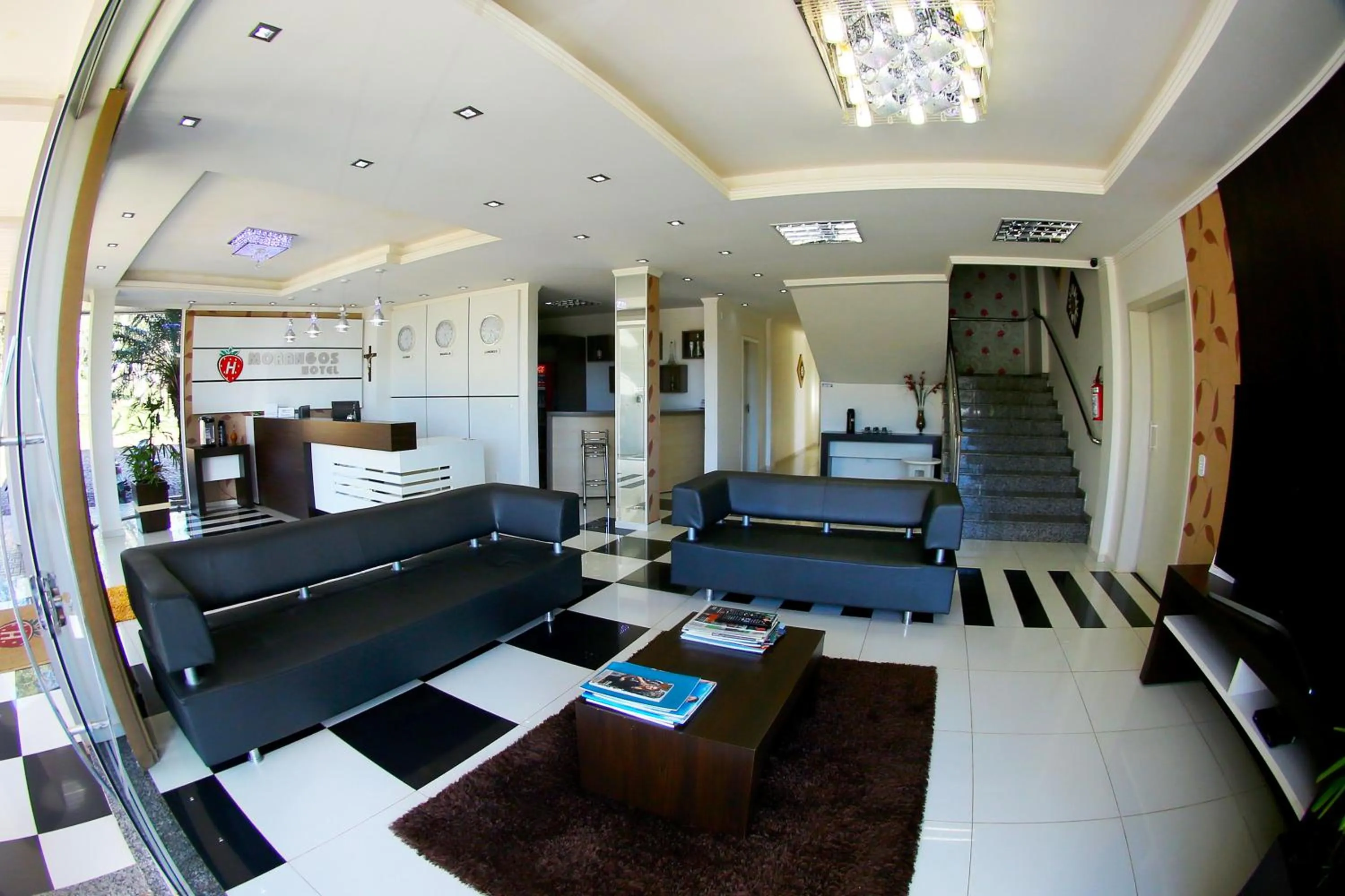 Lobby or reception in Morangos Hotel
