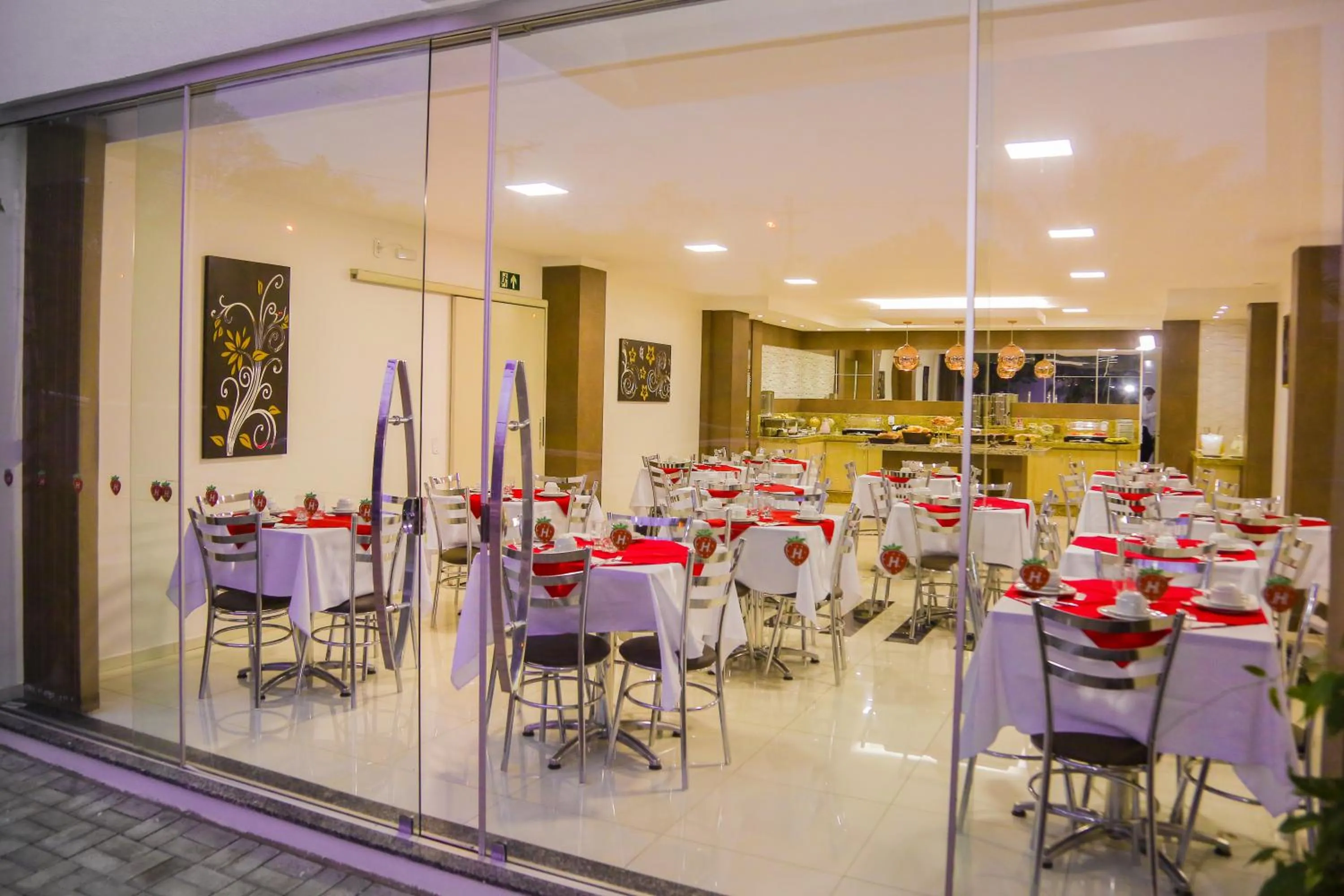 Buffet breakfast in Morangos Hotel