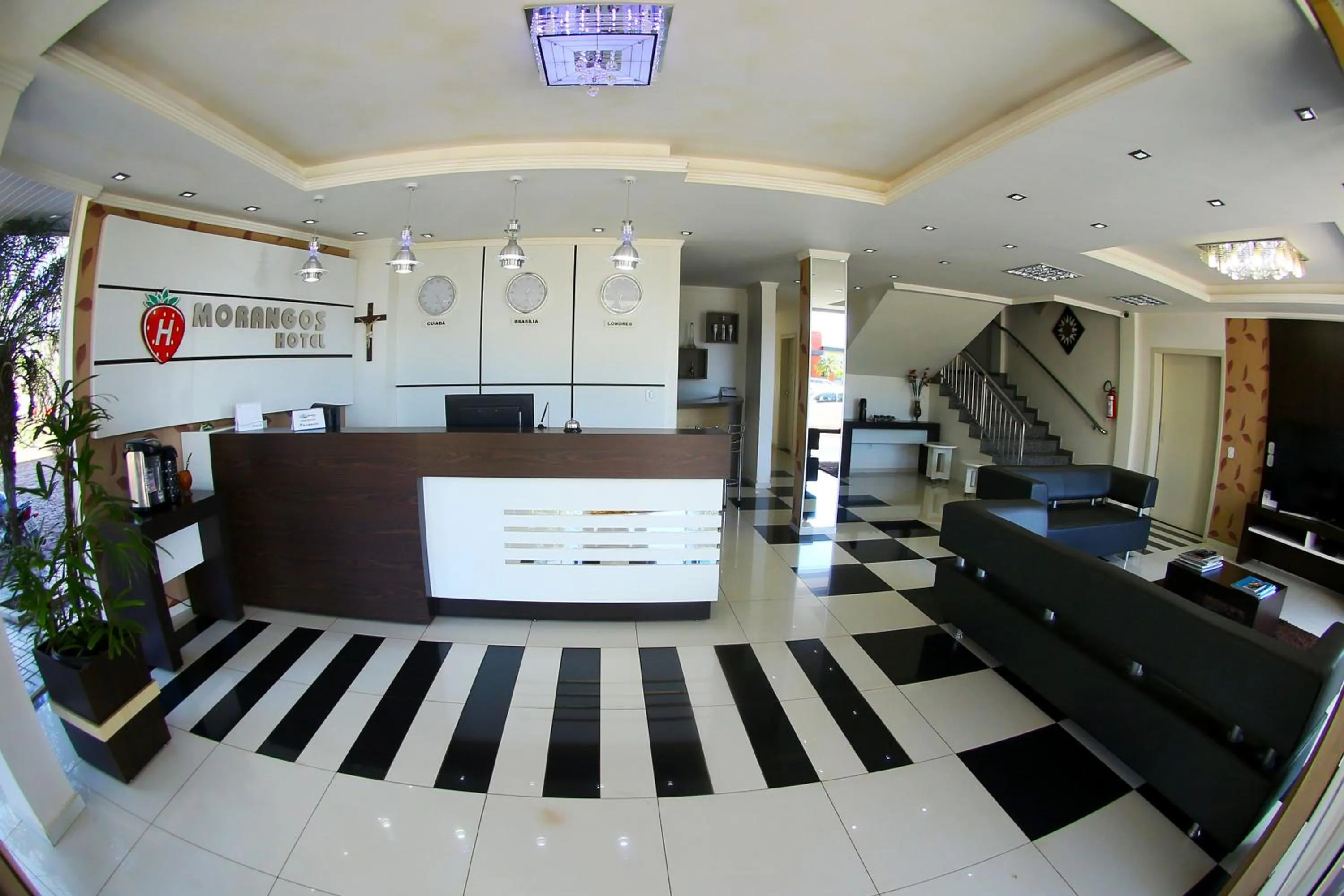Lobby or reception in Morangos Hotel