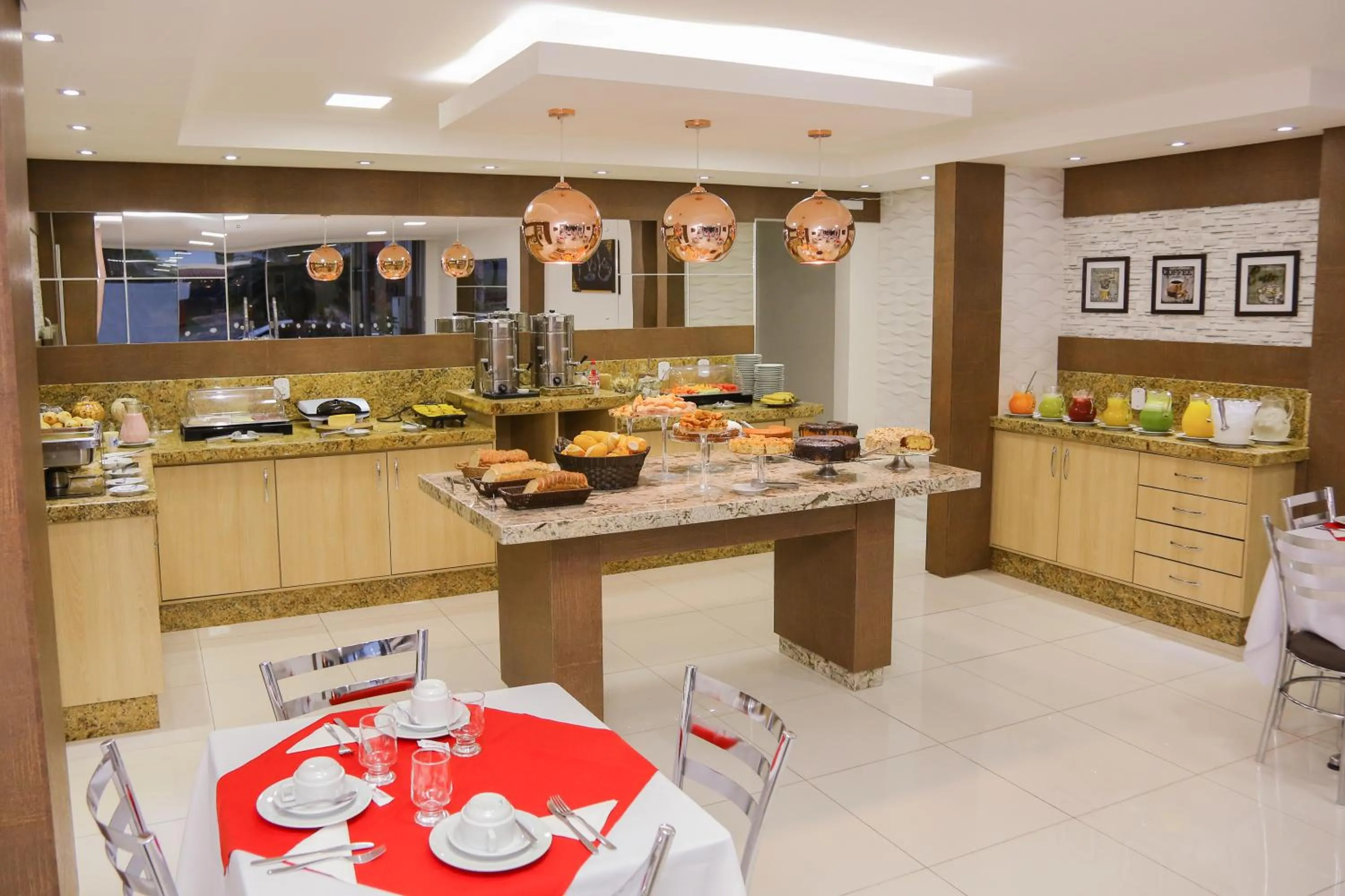 Buffet breakfast in Morangos Hotel