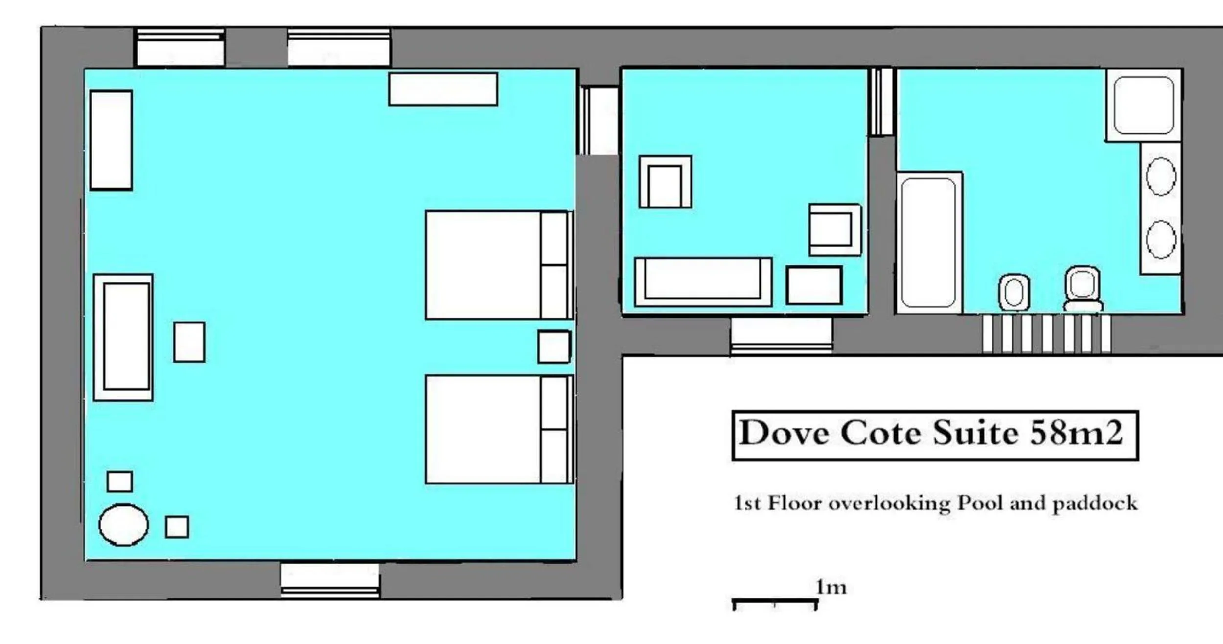 Floor plan in Quinta Do Scoto