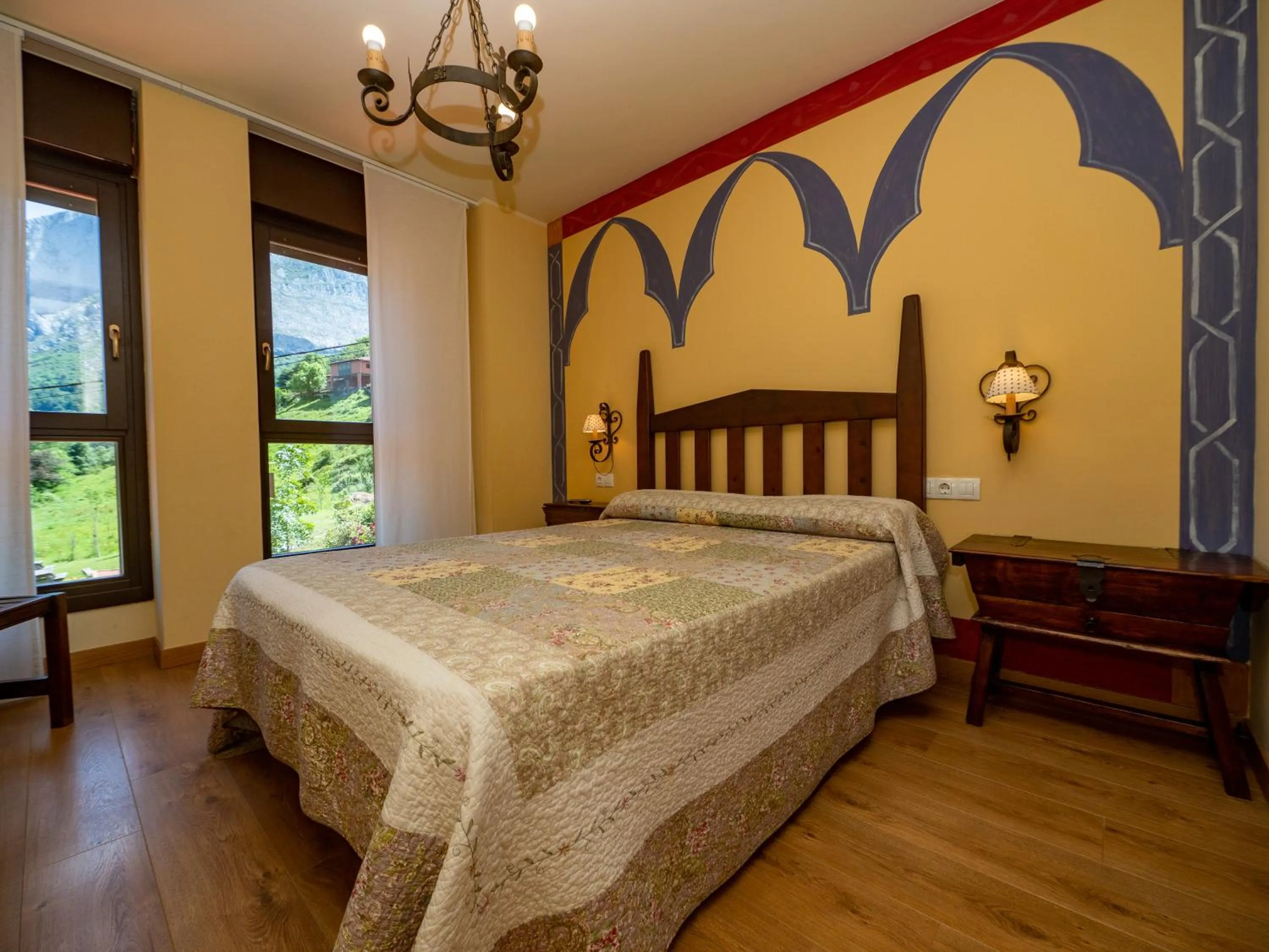 Bed in La Posta del Camín Real