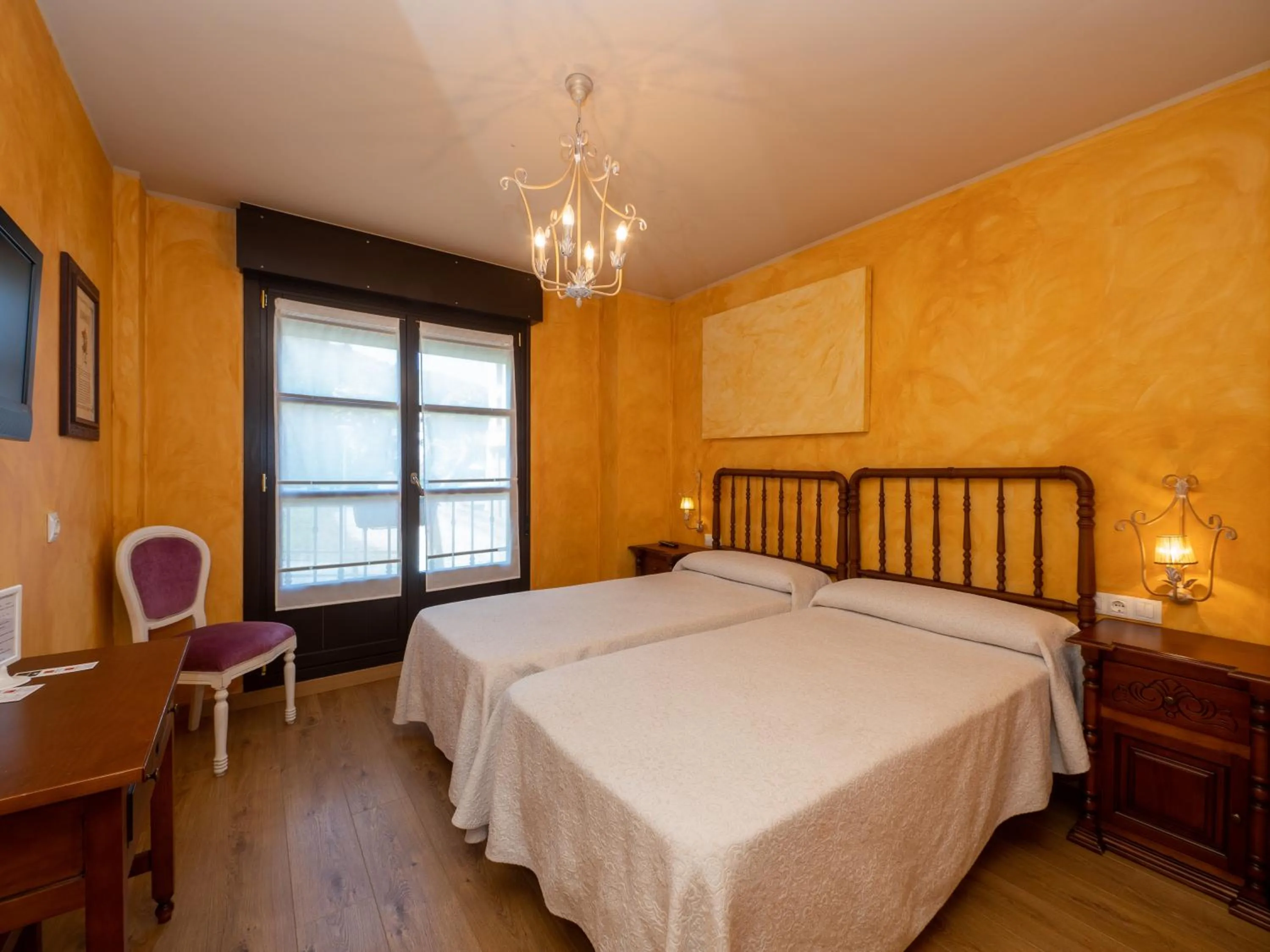 Bed in La Posta del Camín Real